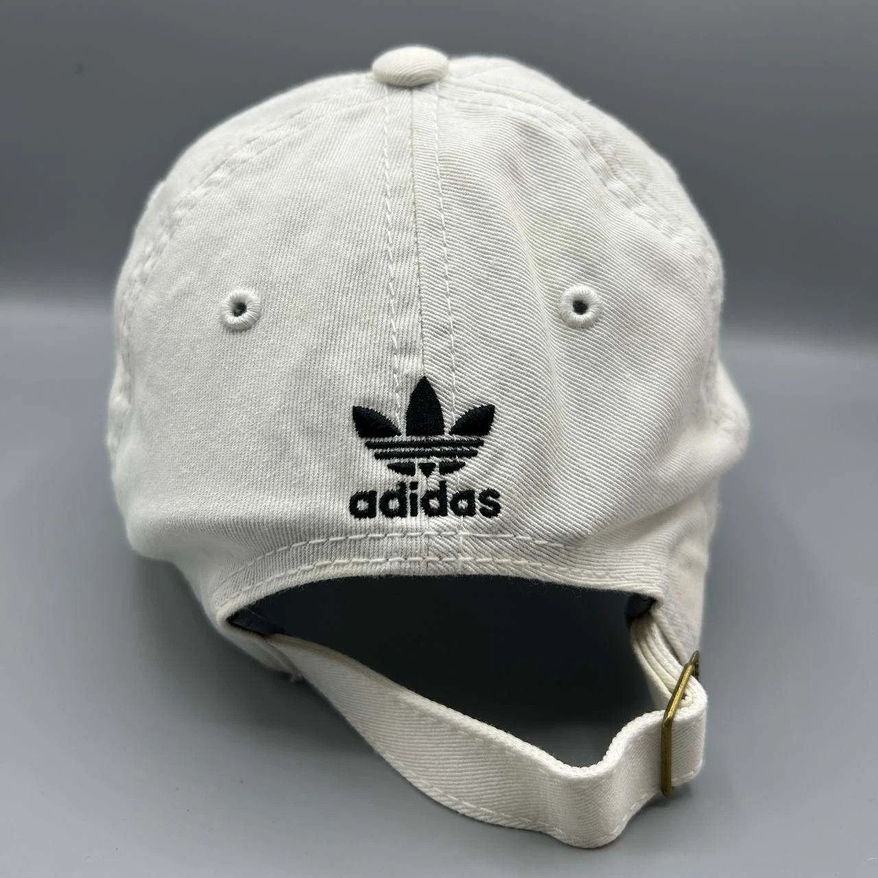 Adidas Adidas Originals Hat Women Embroidered Strap Back Cap Cotton Size ONE SIZE - 6 Thumbnail