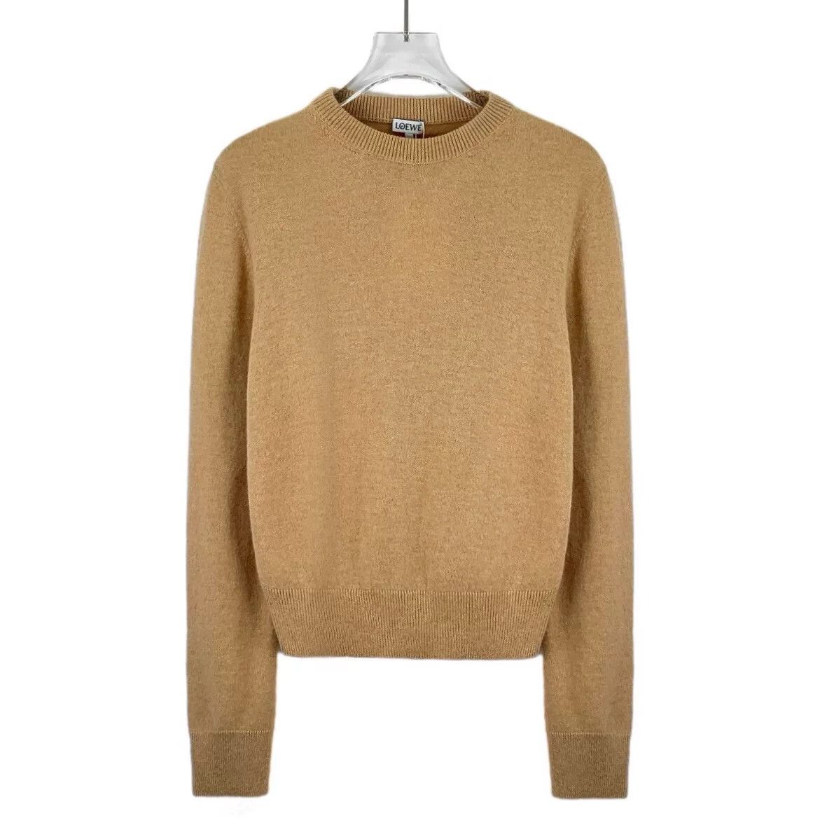 Loewe Loewe Brown Logo Embroidered Wool Sweater Size US S / EU 44-46 / 1 - 1 Thumbnail