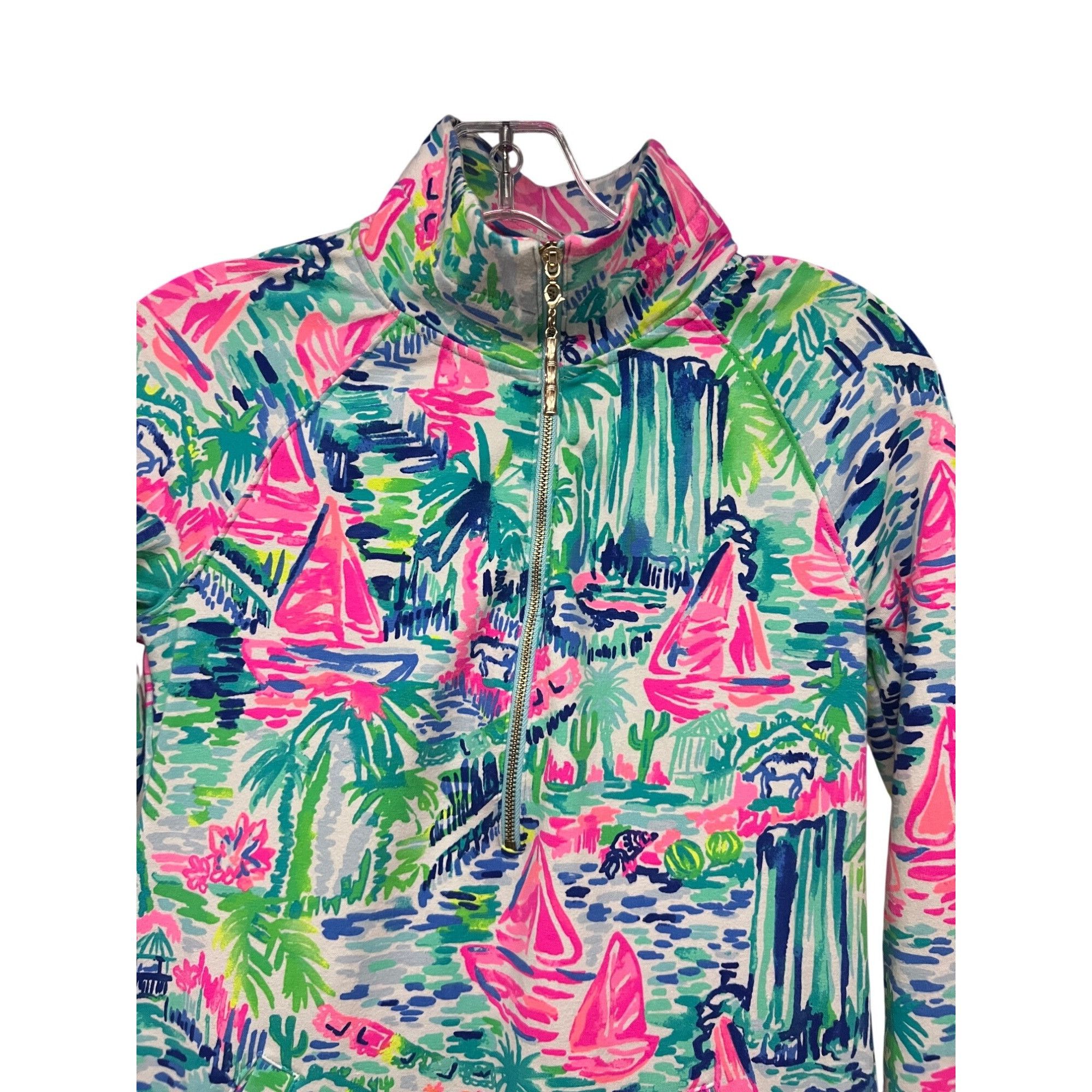 Lilly Pulitzer Lilly Pulitzer UPF 50+ Skipper Floral Midi Dress XXS Pocket Size XXS / US 00 / IT 34 - 4 Thumbnail