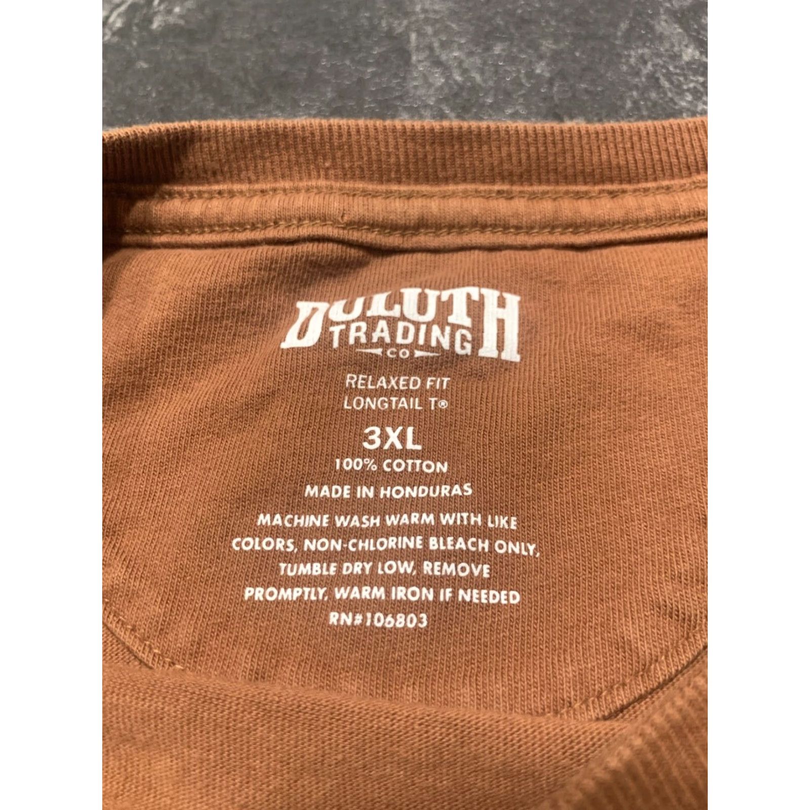 Vintage Duluth Trading Cotton Pocket T-Shirt - 3XL - Brown - Men's - Short Sleeve - Relaxed Fit Size US XXL / EU 58 / 5 - 4 Thumbnail