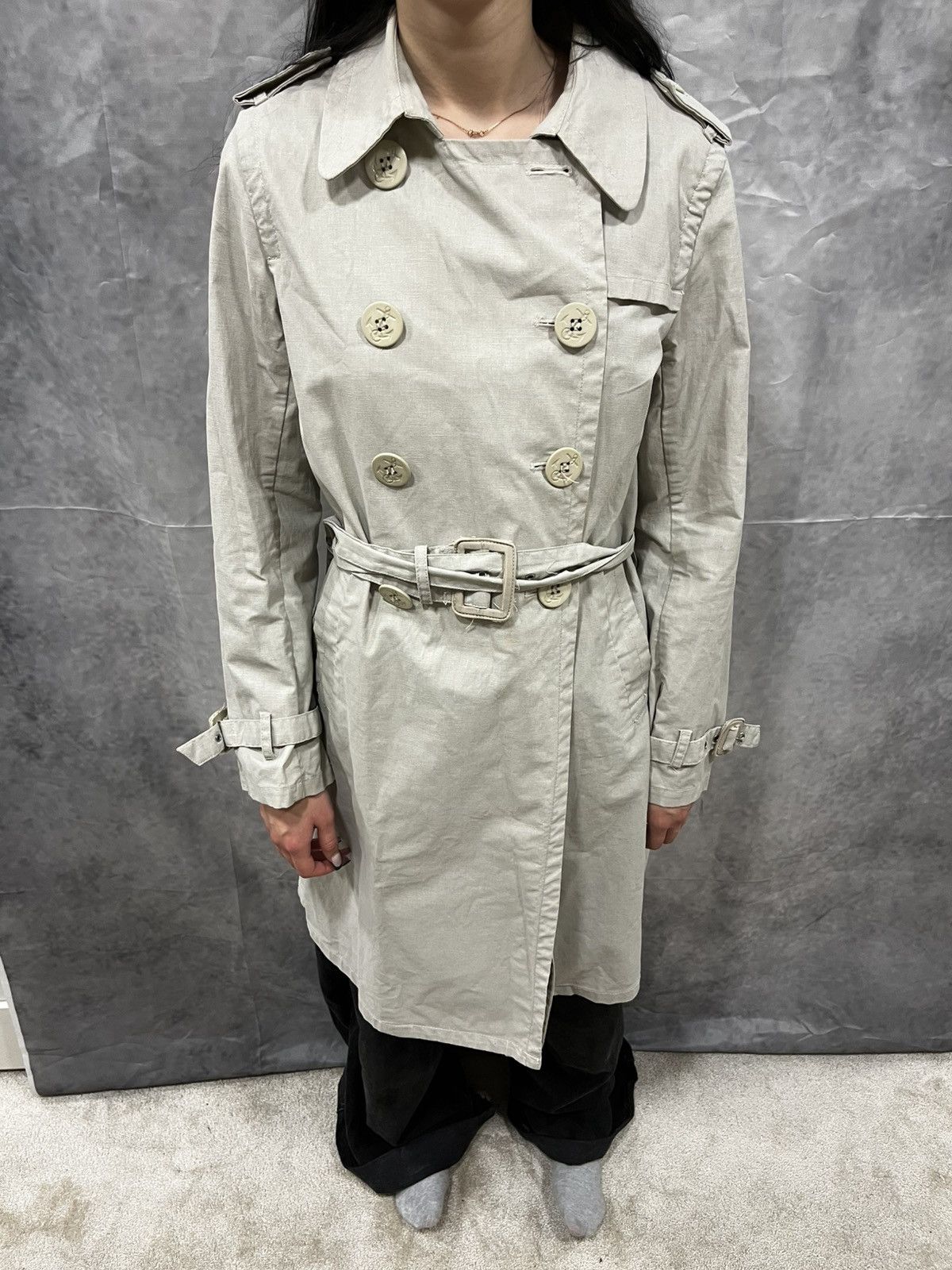 Jean Paul Gaultier Jean Paul Gaultier Vintage 90’s Double-Breasted Trench Size S / US 4 / IT 40 - 8 Thumbnail