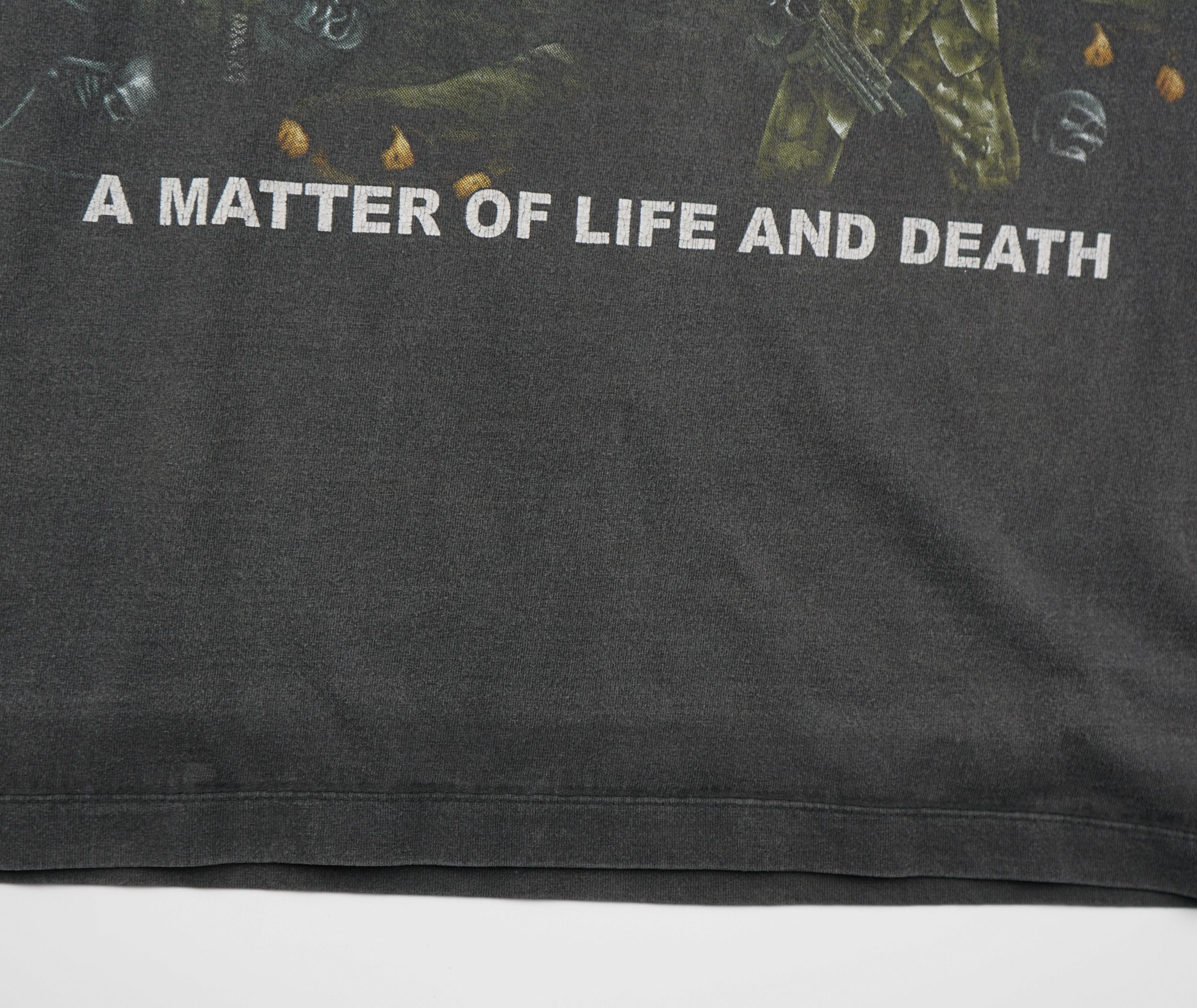 Band Tees × Vintage Vintage 2006 Iron Maiden A Matter of Life and Death T-Shirt Size US XL / EU 56 / 4 - 2 Thumbnail