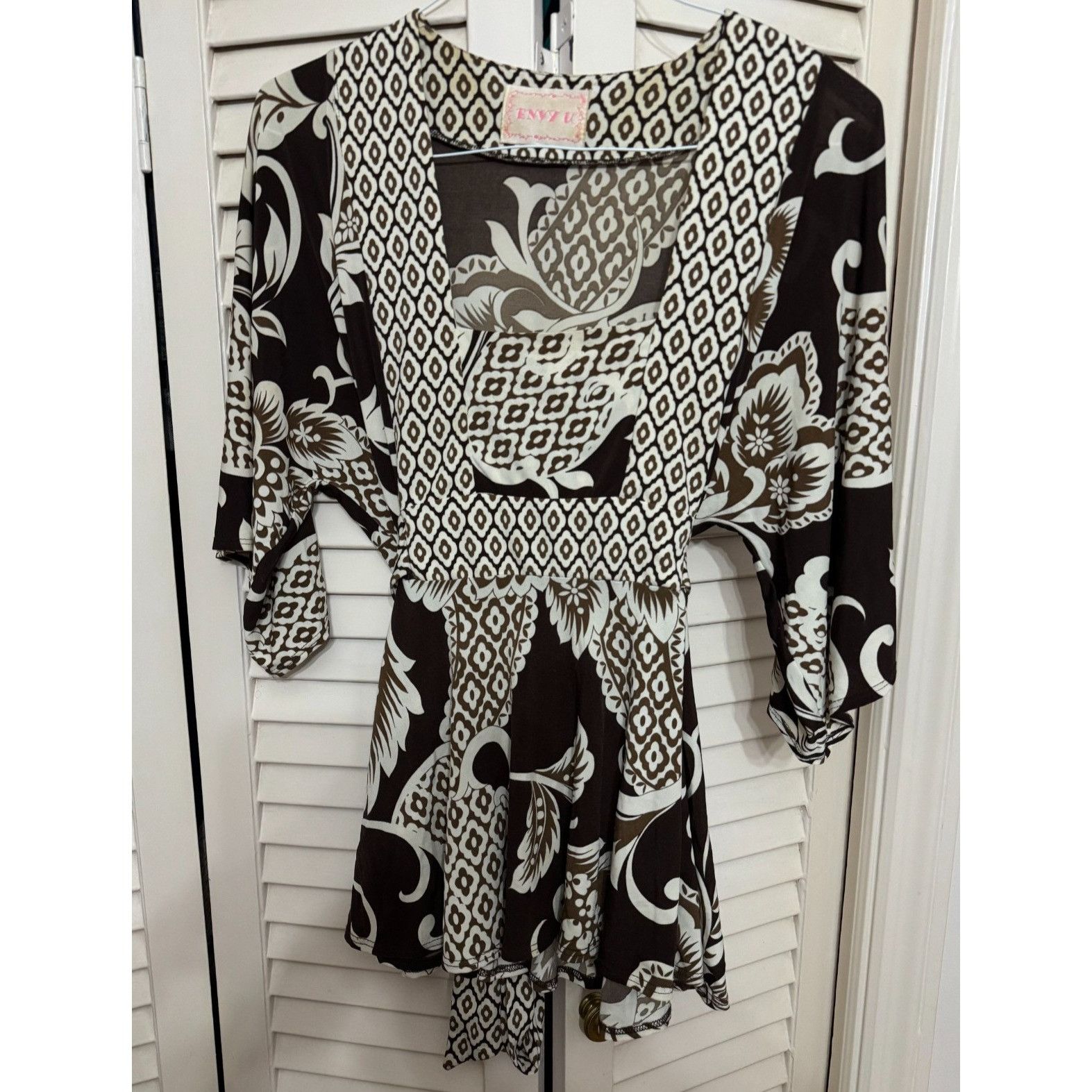 Other Envy U flare sleeve tie back shirt top size L Size L / US 10 / IT 46 - 1 Thumbnail