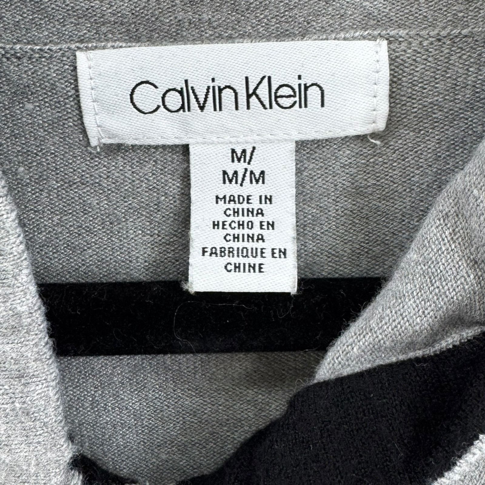 Calvin Klein Calvin Klein Gray Hooded Sweater Black Trim Pullover M Size M / US 6-8 / IT 42-44 - 3 Thumbnail
