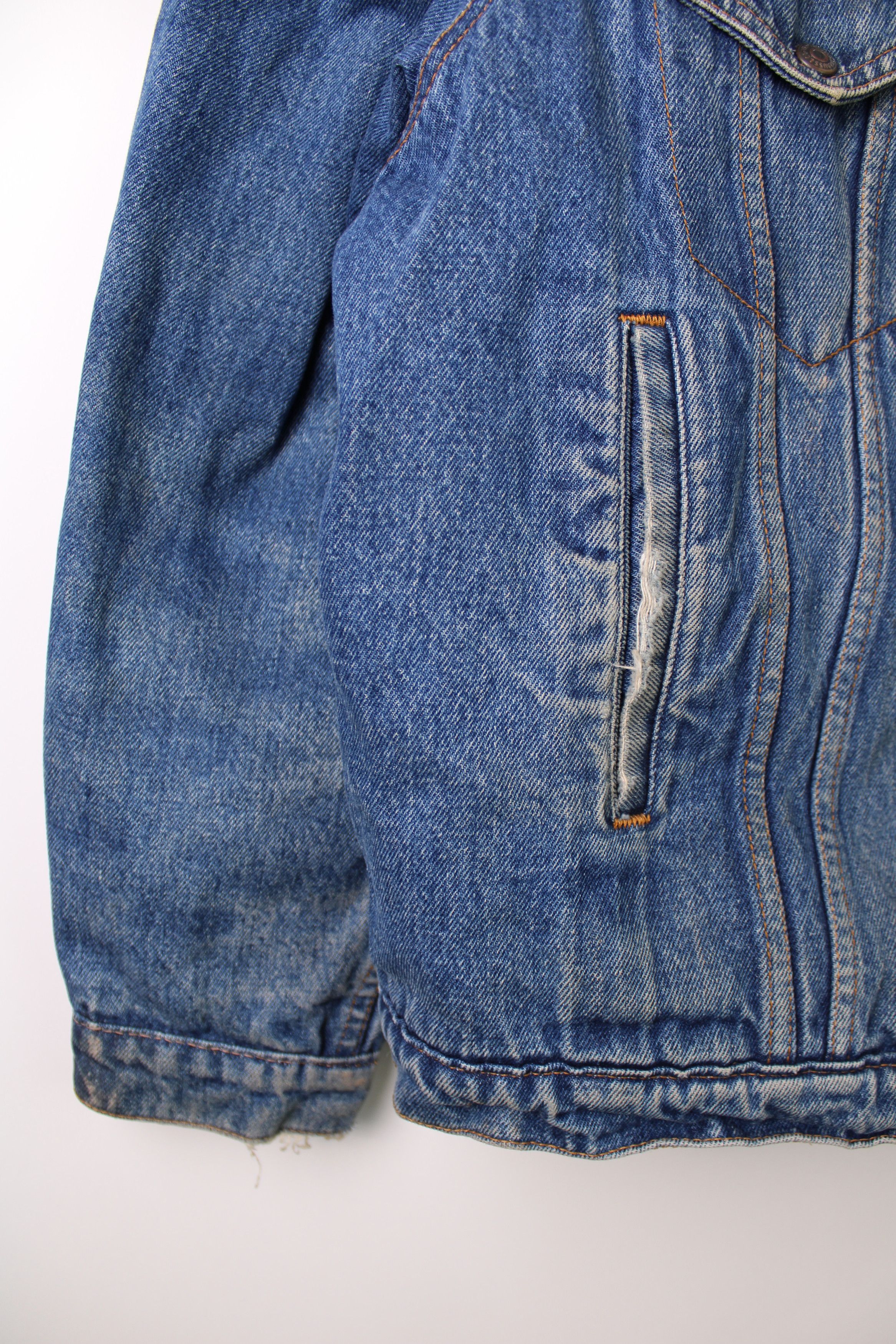 Levi's Levis Vintage Sherpa Lined Denim Jacket 1990S Vtg 48 Size US L / EU 52-54 / 3 - 5 Thumbnail