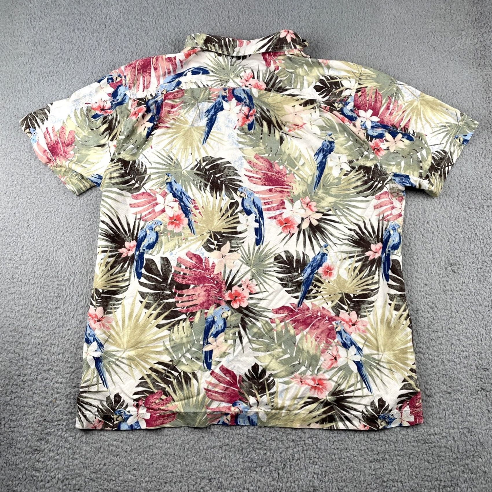 Tommy Bahama VINTAGE Tommy Bahama Men’s L Silk Floral Tropical Button Up L Shirt Parrot Bird Pattern Size US L / EU 52-54 / 3 - 7 Thumbnail