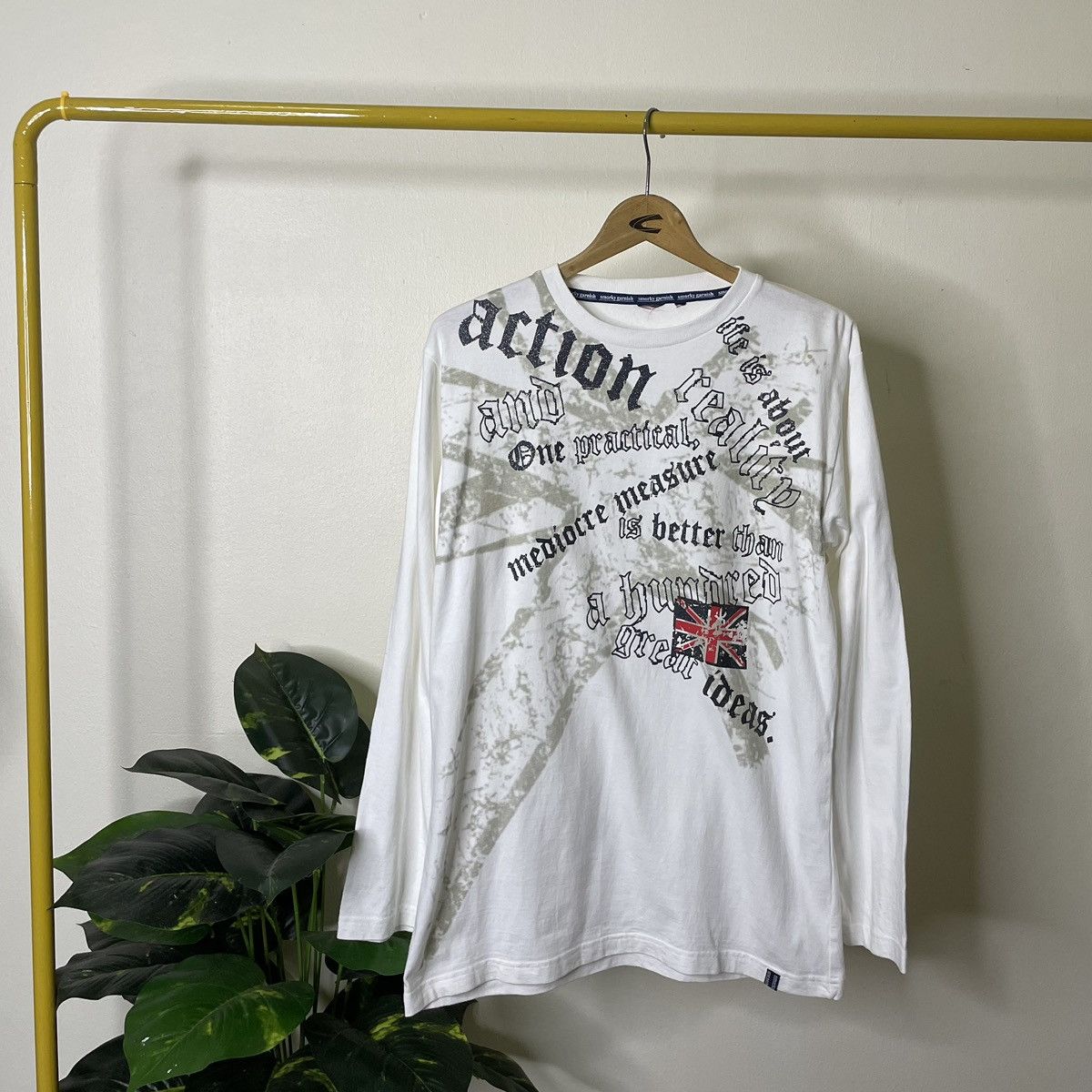 Affliction × If Six Was Nine × Japanese Brand Smorky Garnish Seditionaries Poem Cyber Gothic Punk L/S Tee Size US L / EU 52-54 / 3 - 1 Thumbnail