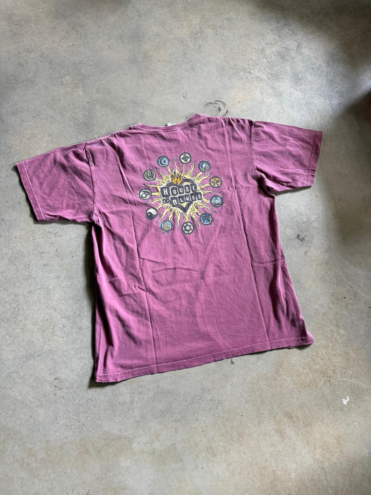 Other VTG House of Blues Red Tee Sz L Size US L / EU 52-54 / 3 - 2 Thumbnail