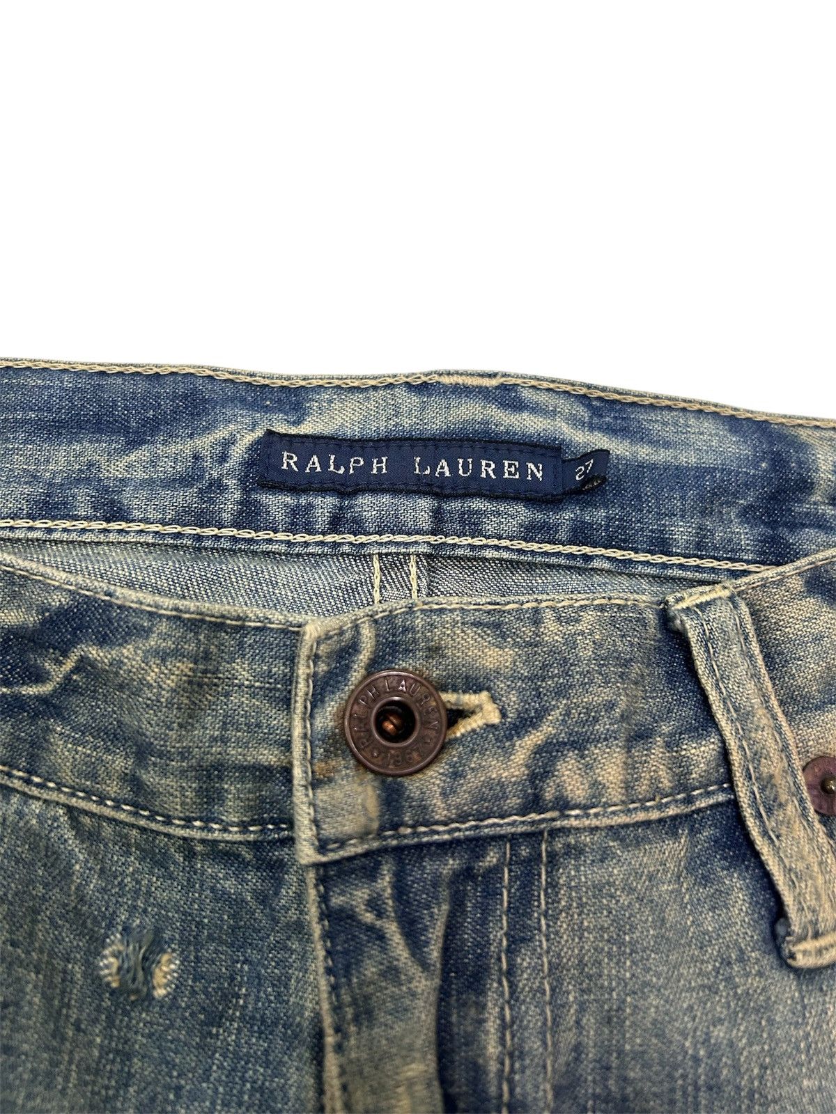 Polo Ralph Lauren × Ralph Lauren × Vintage Vintage Ralph Lauren & Co Vintage Specialist Mud Wash Jeans Size US 33 - 13 Thumbnail