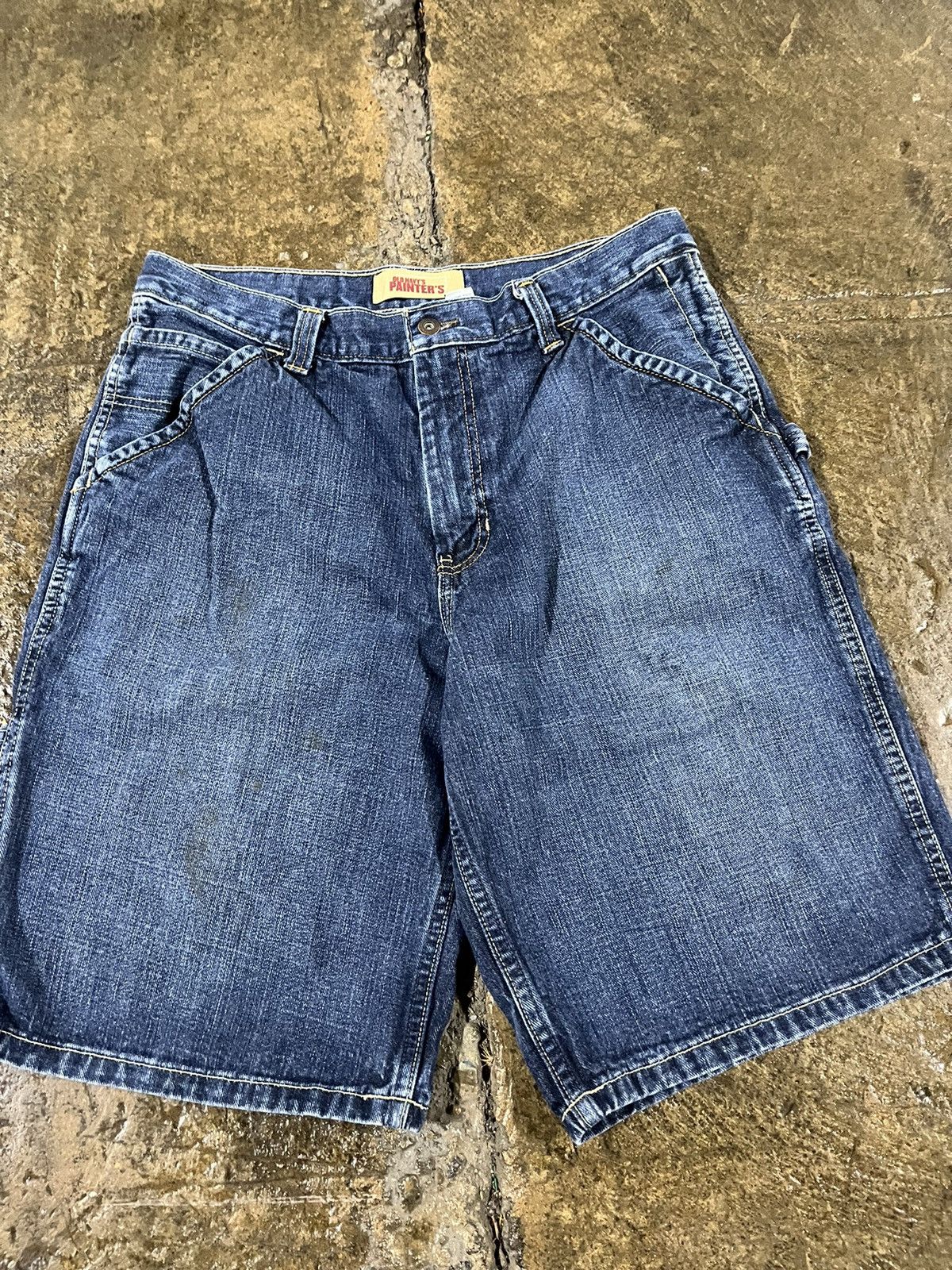 Carhartt × Old Navy × Vintage Crazy Y2K Old Navy Carpenter Jorts Baggy Skater JNCO Shorts Size US 34 / EU 50 - 5 Thumbnail