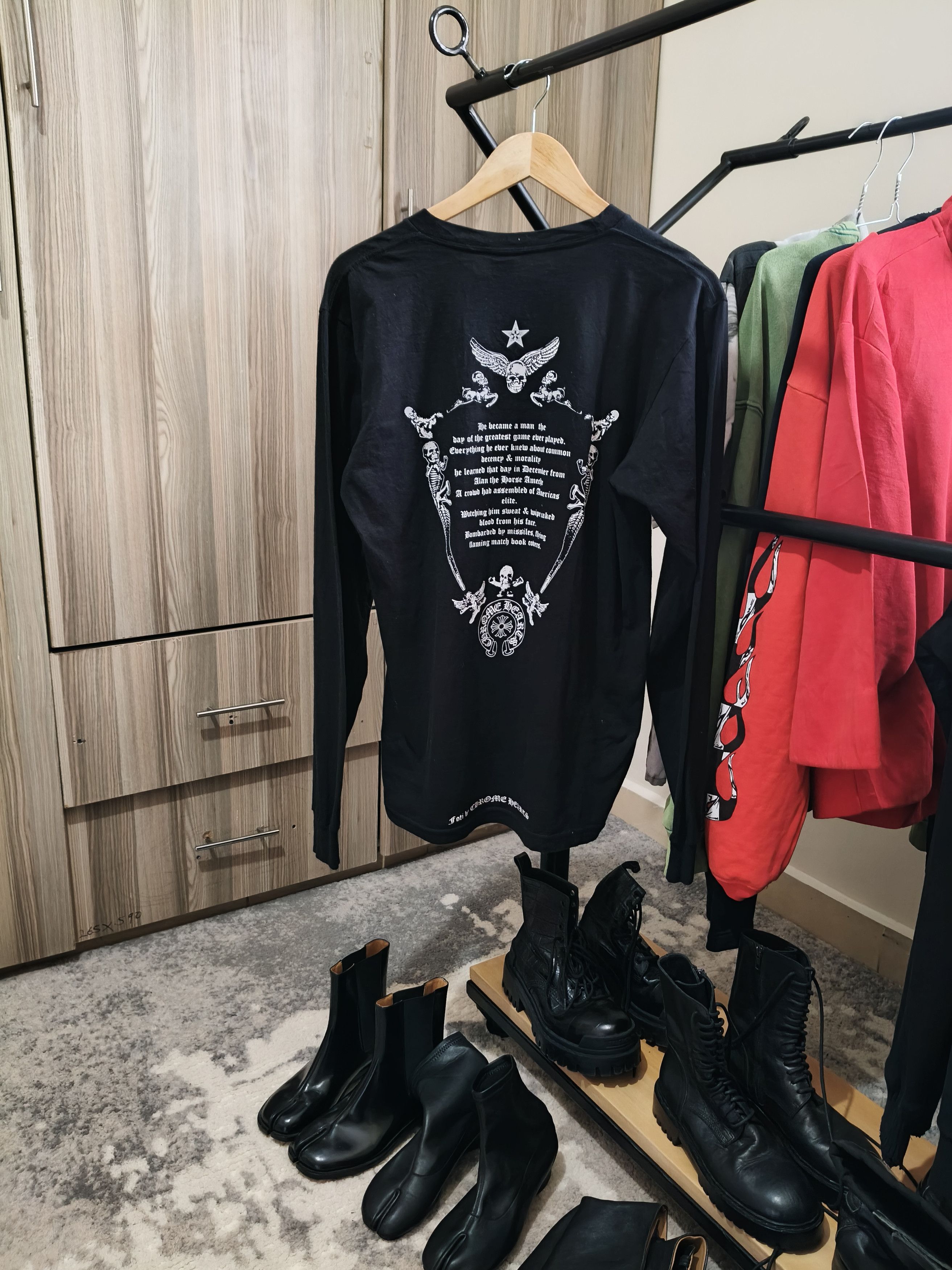 Chrome Hearts 🥶🖤 Chrome Hearts Foti Skull logo Size US M / EU 48-50 / 2 - 1 Thumbnail