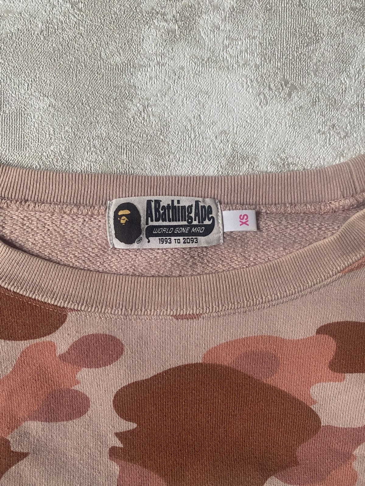 Bape Rare Crazy Pink Monogram Sweatshirt Bape Size XS / US 0-2 / IT 36-38 - 7 Thumbnail