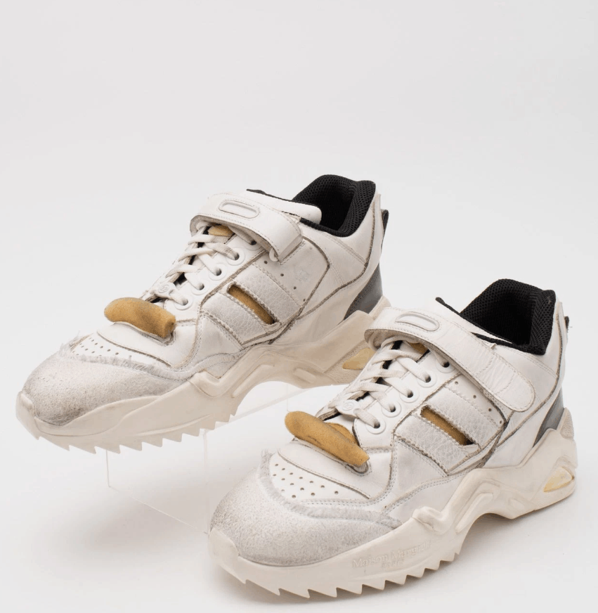 Maison Margiela MM6 Retro Fit Leather Sneakers Size US 7 / EU 40 - 2 Thumbnail