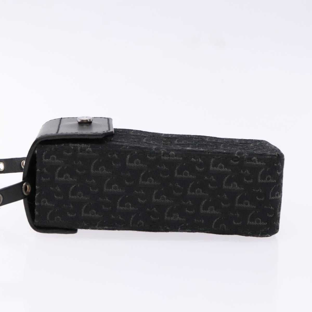 Dior DIOR Trotter Canvas Shoulder Bag Black Silver Size ONE SIZE - 5 Thumbnail