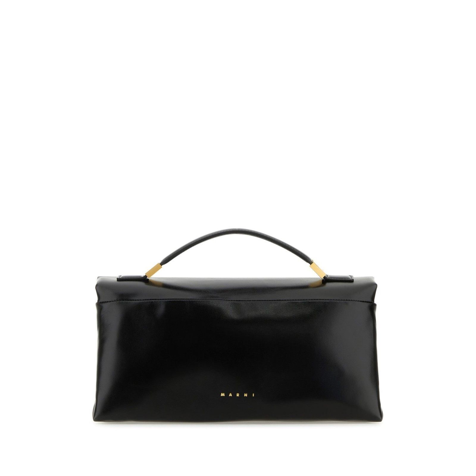 Marni MARNI Black Leather Top Handle bag New & Authentic Size ONE SIZE - 3 Thumbnail