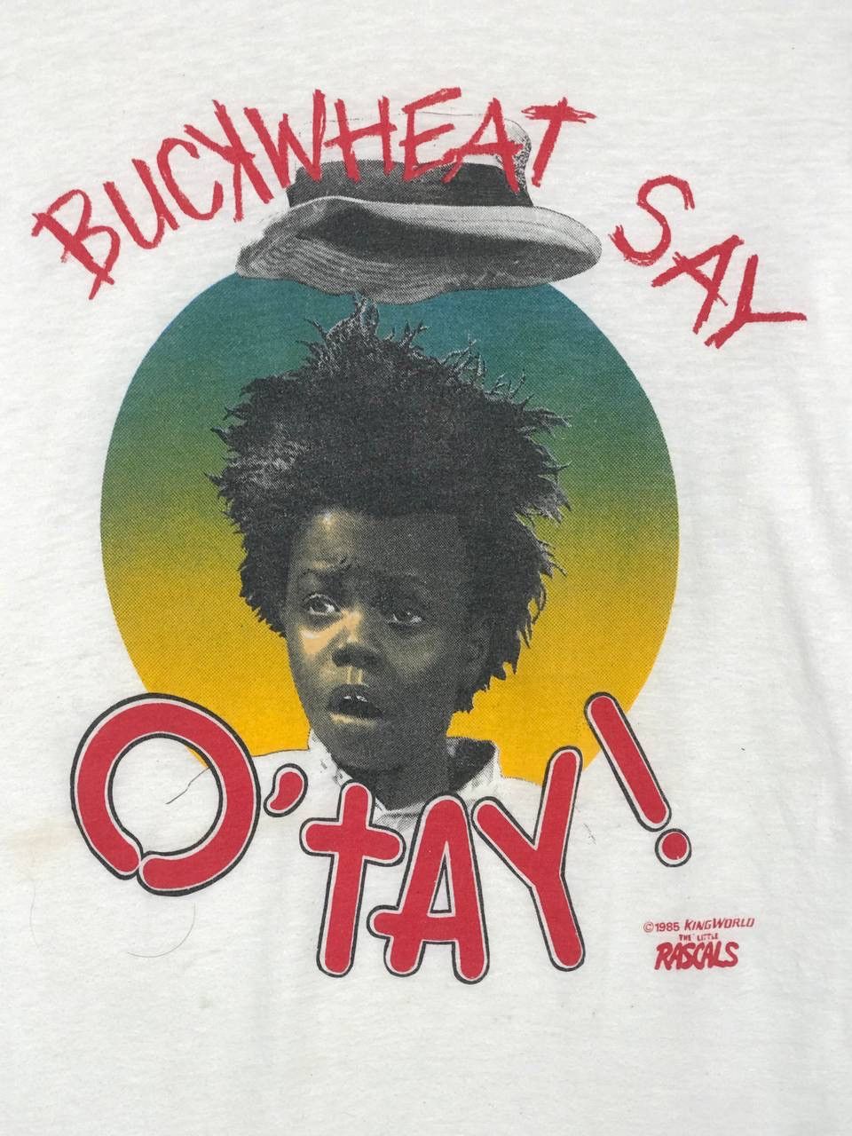 Vintage Vintage rare 1985 Buckwheat otay The Little Rascals Size US M / EU 48-50 / 2 - 3 Thumbnail