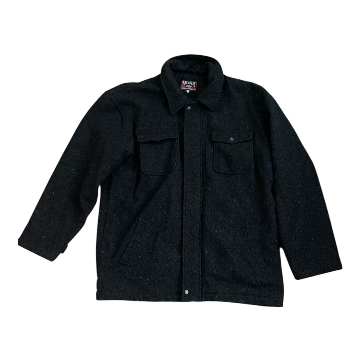 Other Trenders Basics Men’s Size XXL Wool Button Zip Down Lined Size US XXL / EU 58 / 5 - 3 Thumbnail