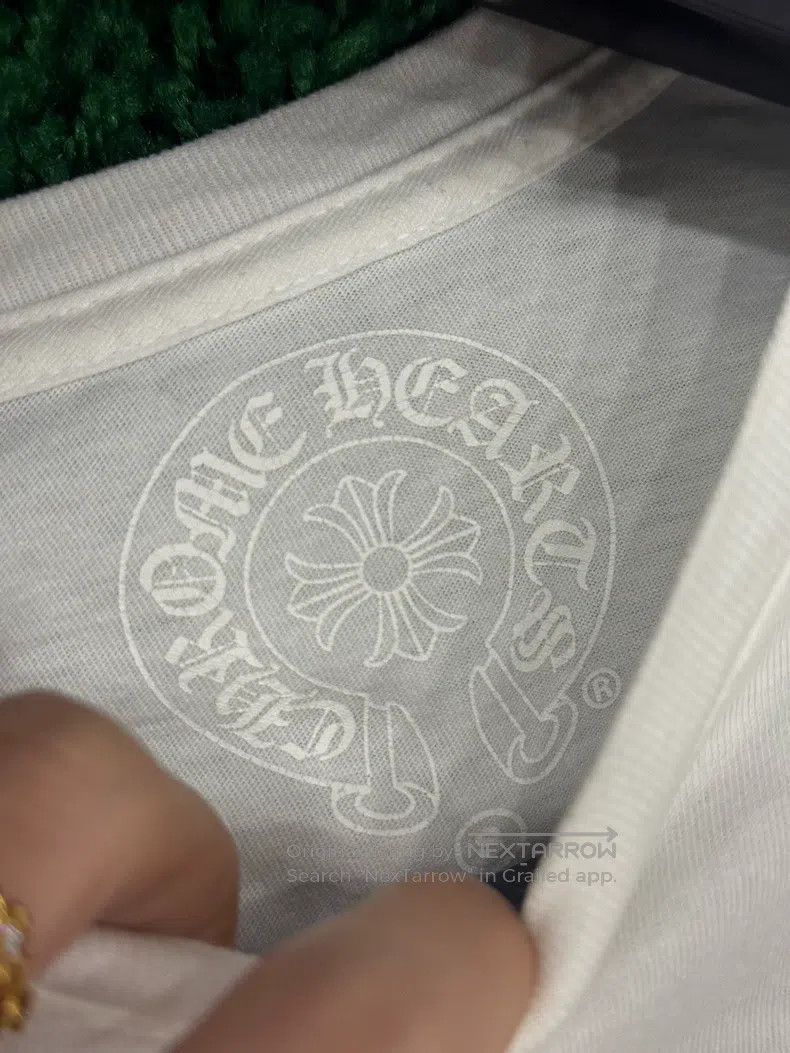Chrome Hearts CHROME HEARTS Size S White Sanskrit Cross Short Sleeve Size US S / EU 44-46 / 1 - 9 Thumbnail