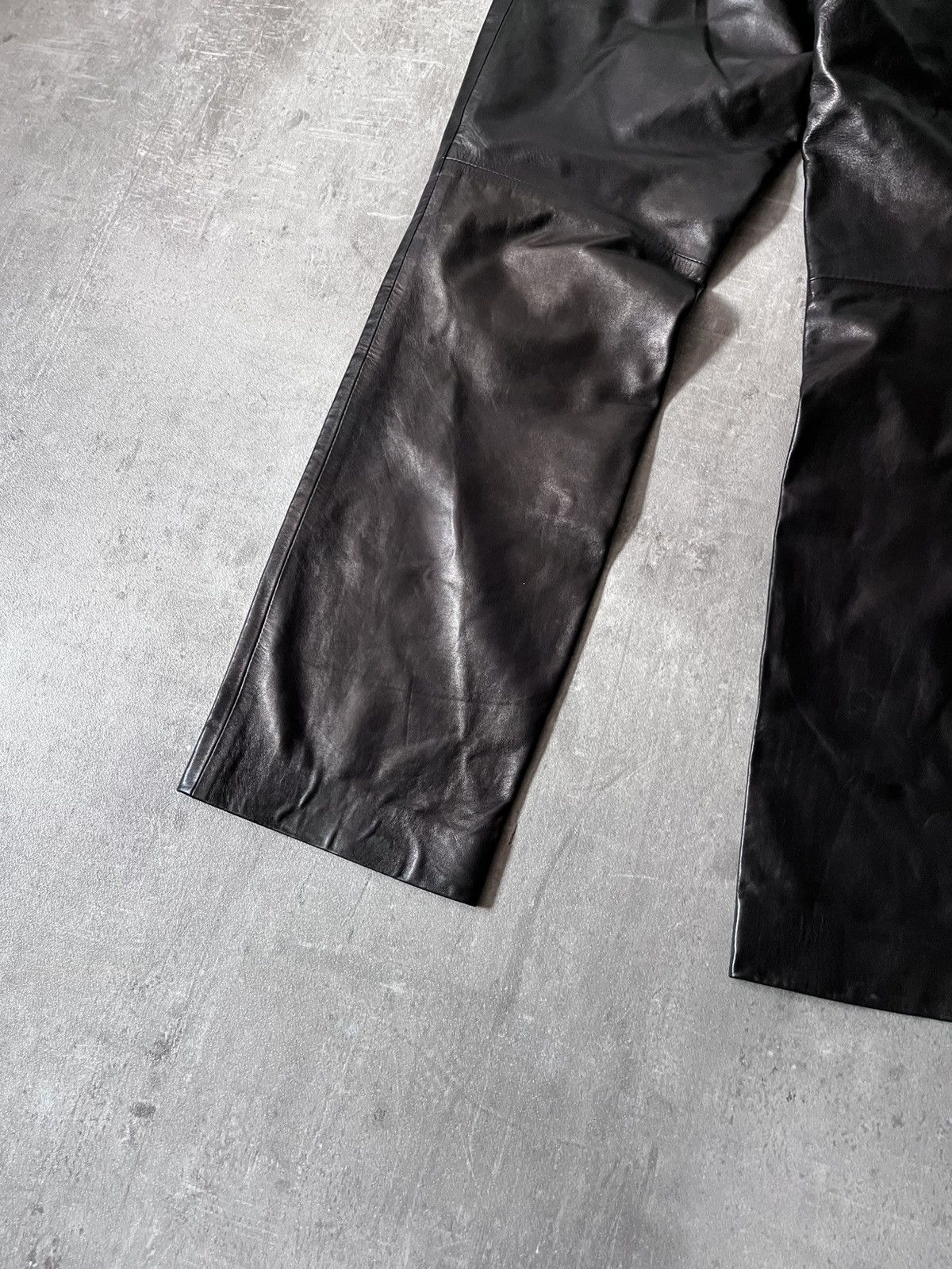 Gucci Gucci by Tom Ford 00s black leather pants Size US 30 / EU 46 - 10 Thumbnail