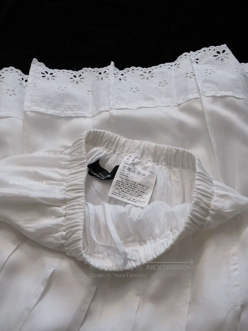 Comme des Garcons Comme Des Garcons size F Lace Pleated Skirt Size 22" - 8 Thumbnail