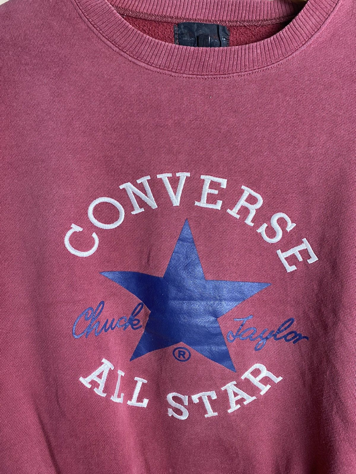 Converse VINTAGE Converse All Star Chuck Taylor Faded Maroon Size US M / EU 48-50 / 2 - 2 Thumbnail
