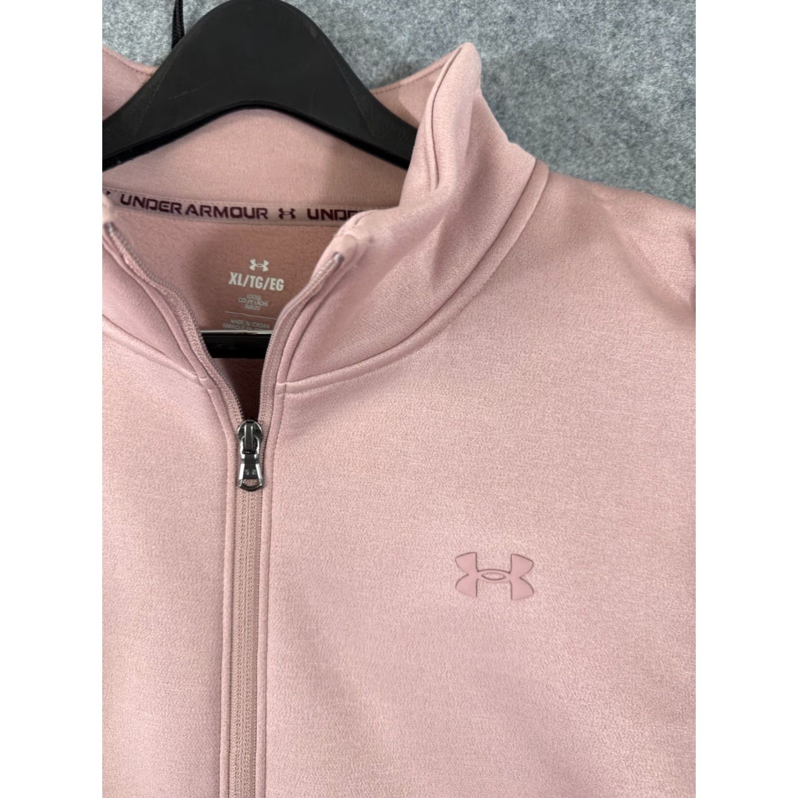 Under Armour Under Armour Fleece Sweater Womens XL Pink Half-Zip Mock Neck Pullover Long Sleeve NWOT Size XL / US 12-14 / IT 48-50 - 5 Thumbnail