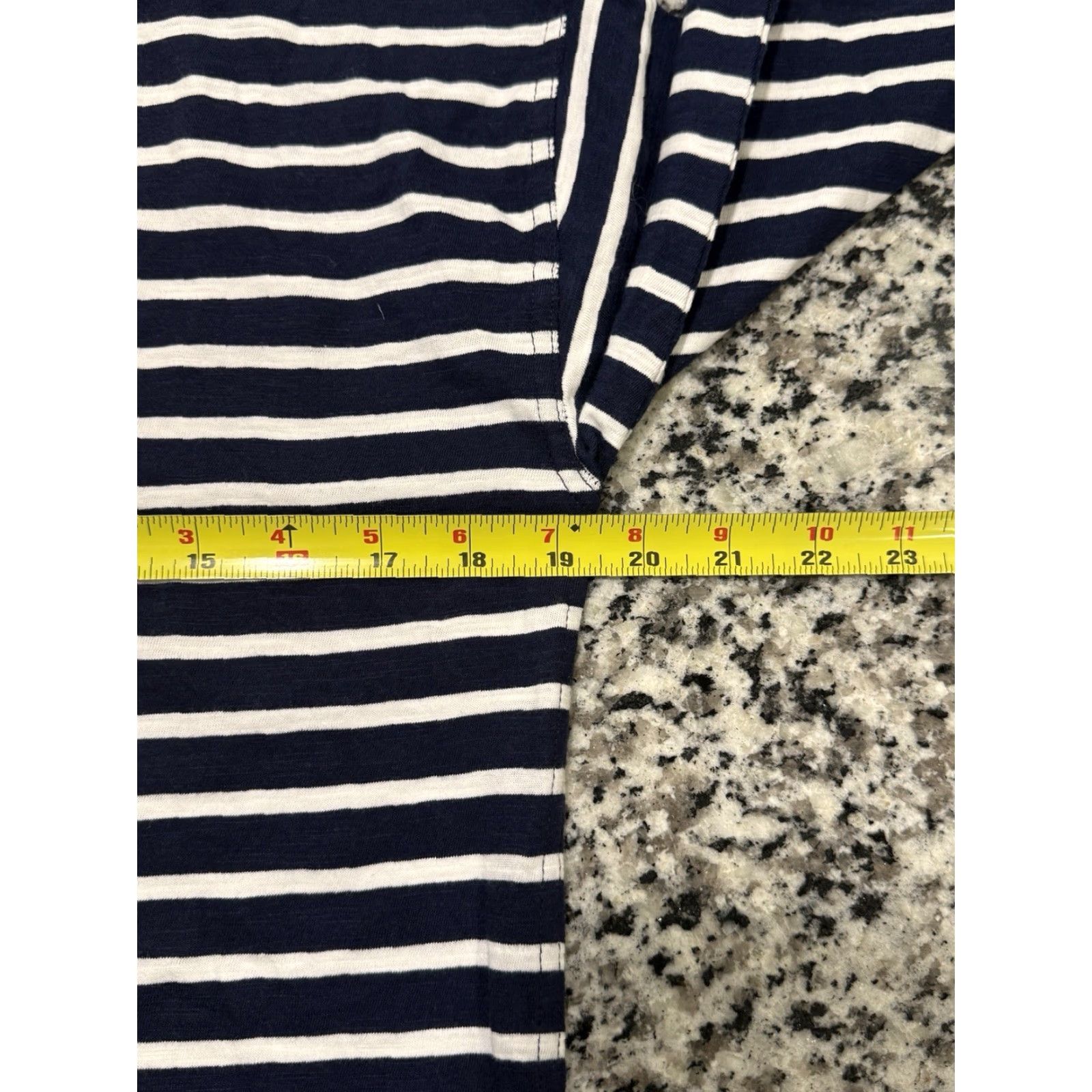 Boden NWT Boden Stripe Metallic Trim Henley Top Size 2 Size XS / US 0-2 / IT 36-38 - 4 Thumbnail