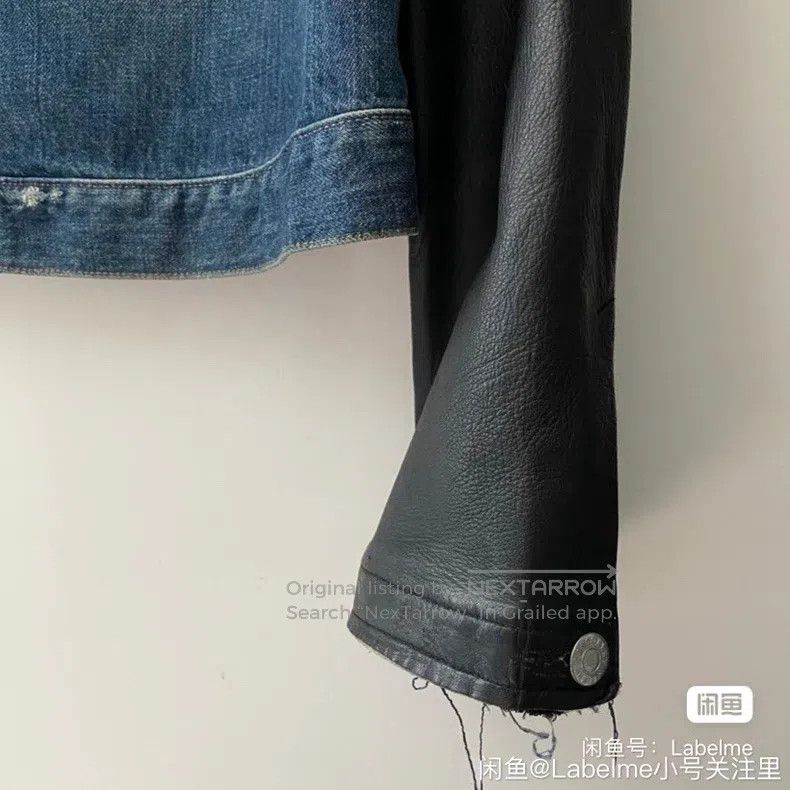 Helmut Lang Helmut Lang Leather Sleeve Jacket Size US L / EU 52-54 / 3 - 3 Thumbnail