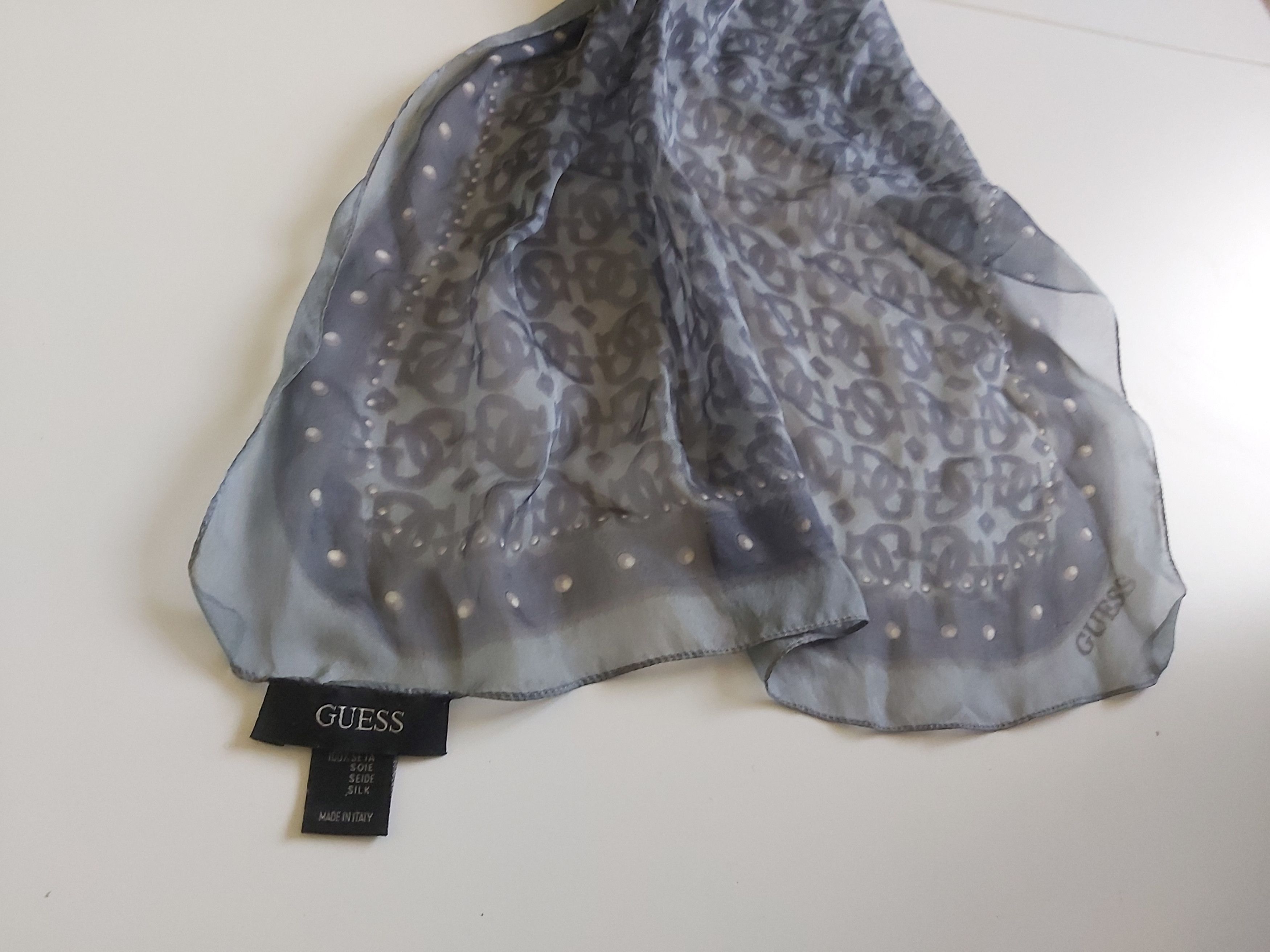 Guess Guess silk scarf "GG" logo Size ONE SIZE - 12 Thumbnail