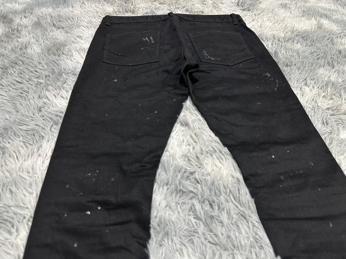 GOSTAR DE FUGA 🔥Y2K Archived Gostar De Fuga Grunge Distressed Black Denim Size US 32 / EU 48 - 9 Thumbnail