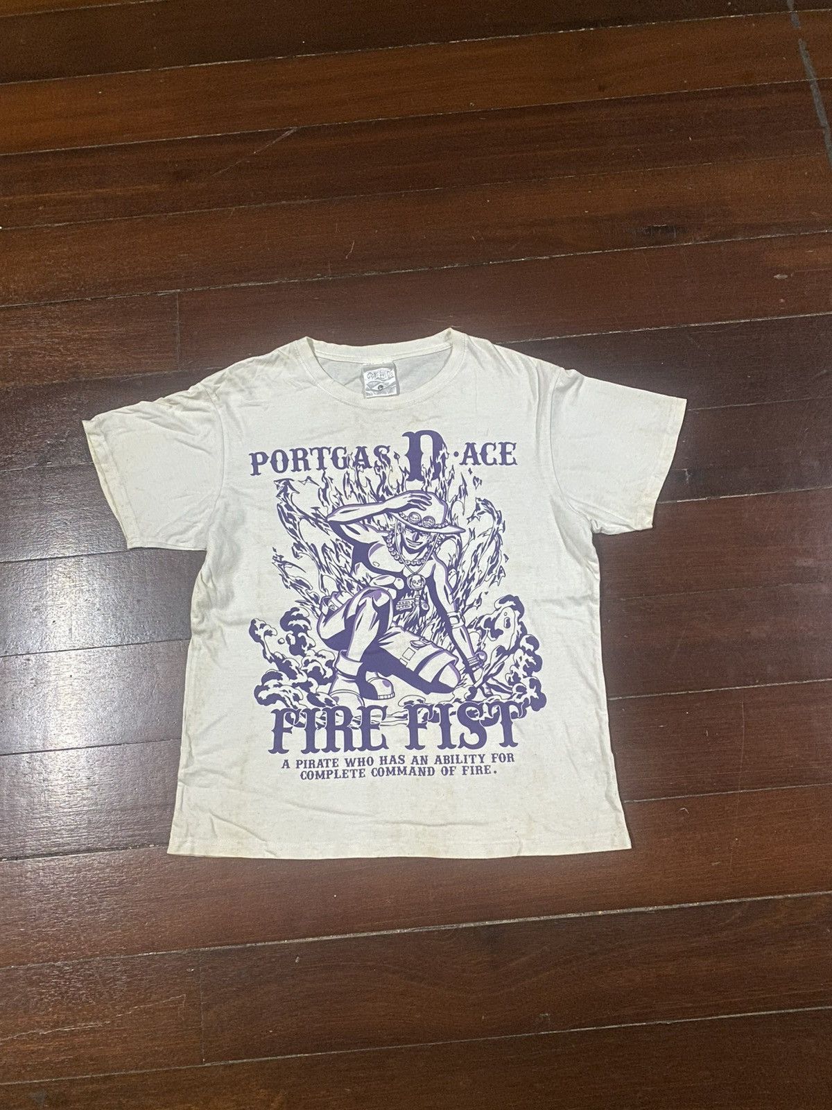 Cartoon Network Rare One Piece Portgas D Ace / Anime Akira Evangelion Size US L / EU 52-54 / 3 - 1 Thumbnail