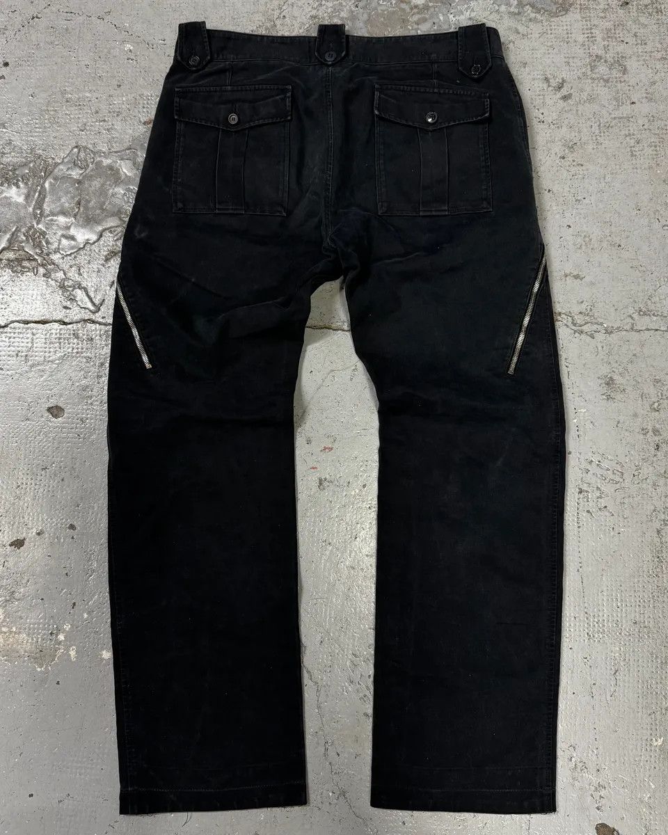 Dolce & Gabbana AW2003 Dolce & Gabbana Anatomic Black Zips Pants Size US 33 - 6 Thumbnail