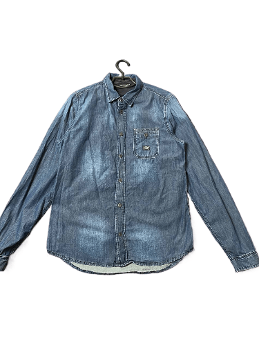 Vintage Diesel Denim Button Up Shirt Size L