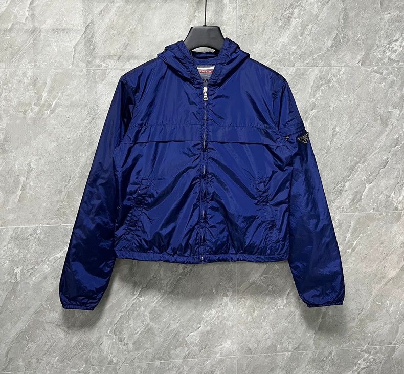 Prada Prada Nylon jacket and cotton jacket 2503-Nextarrow Size S / US 4 / IT 40 - 1 Thumbnail