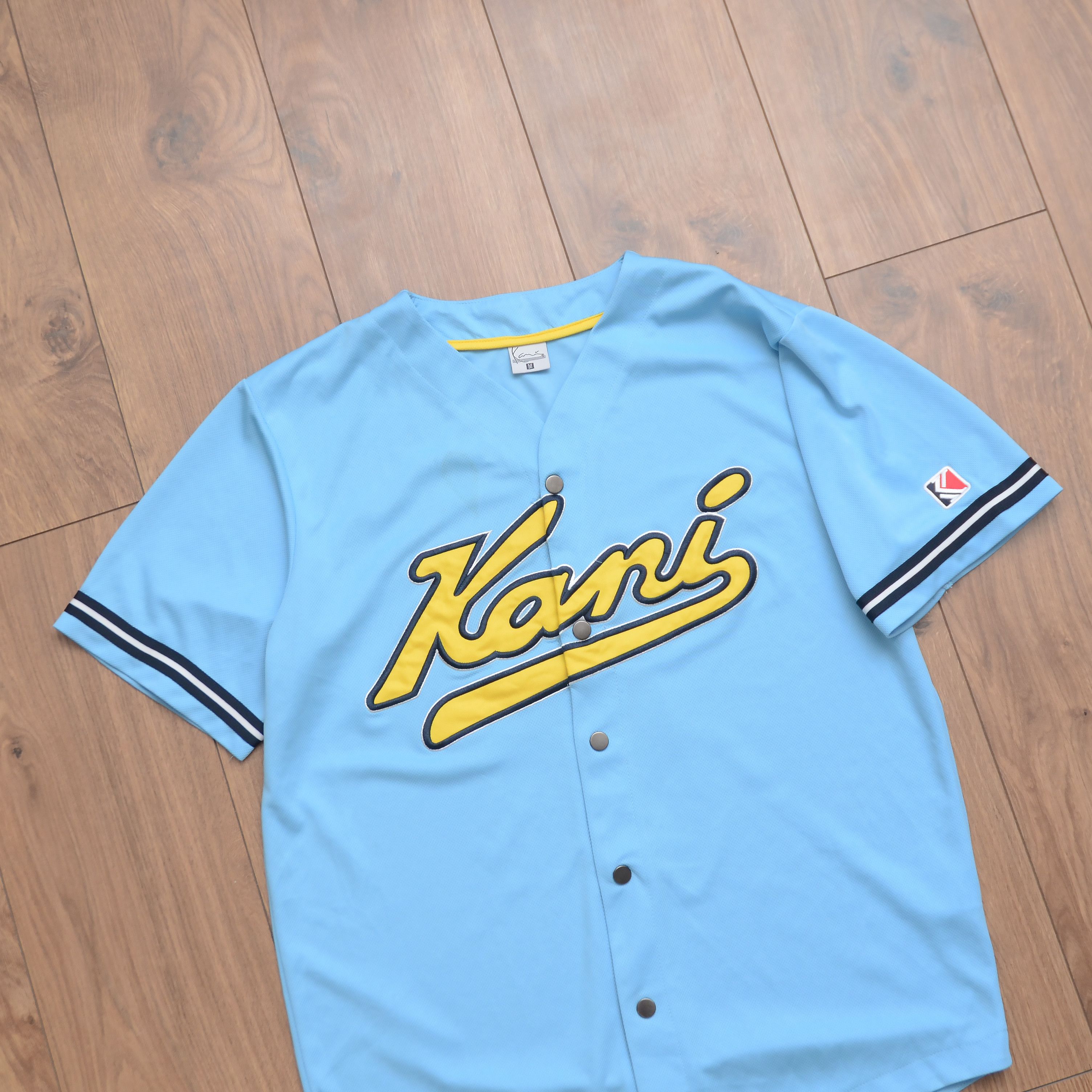 Karl Kani Karl Kani Big Logo Jersey Y2K Hip-Hop Baseball Shirt Fubu Size US M / EU 48-50 / 2 - 7 Thumbnail