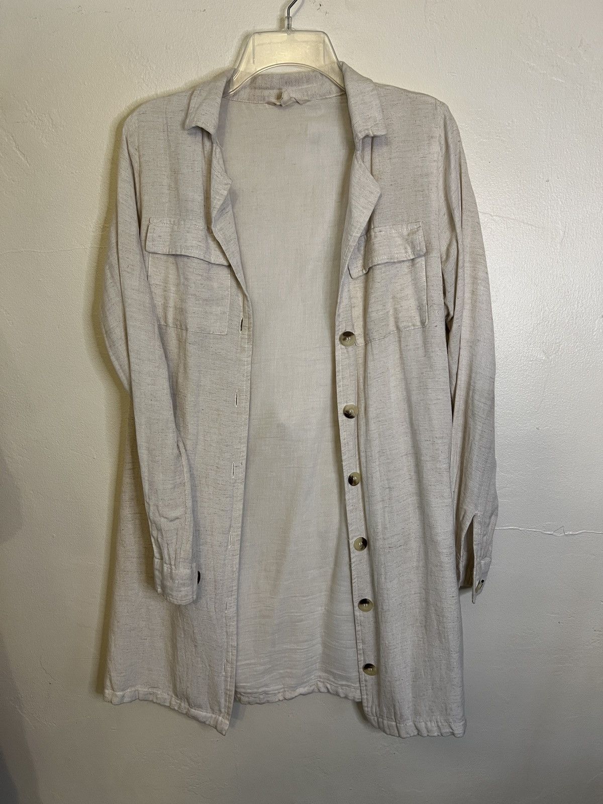 Other Womens Linen Button Dress wrap Size M / US 6-8 / IT 42-44 - 1 Thumbnail