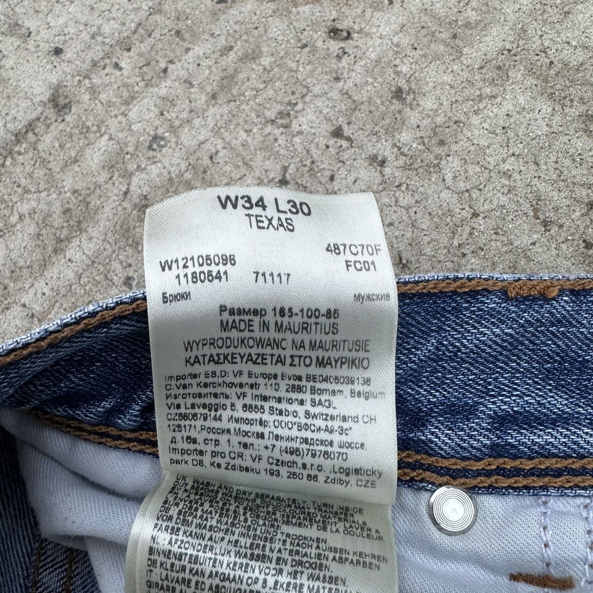 Wrangler Vintage Wrangler Jeans Size W34xL30 Texas Old Money 00s USA Size US 34 / EU 50 - 6 Thumbnail