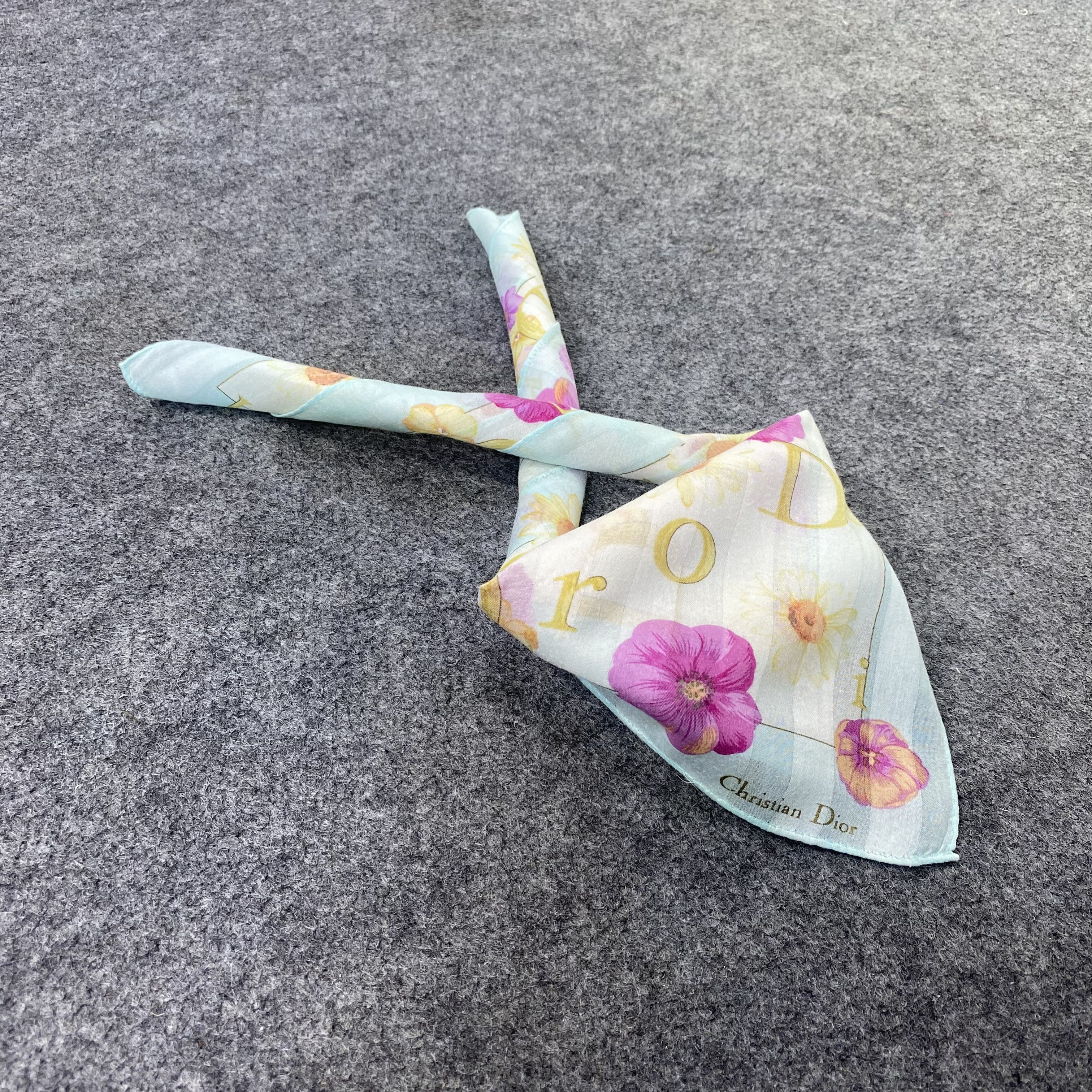 Vintage Christian Dior Handkerchief Neckerchief Bandana-B2070 Size ONE SIZE - 1 Thumbnail