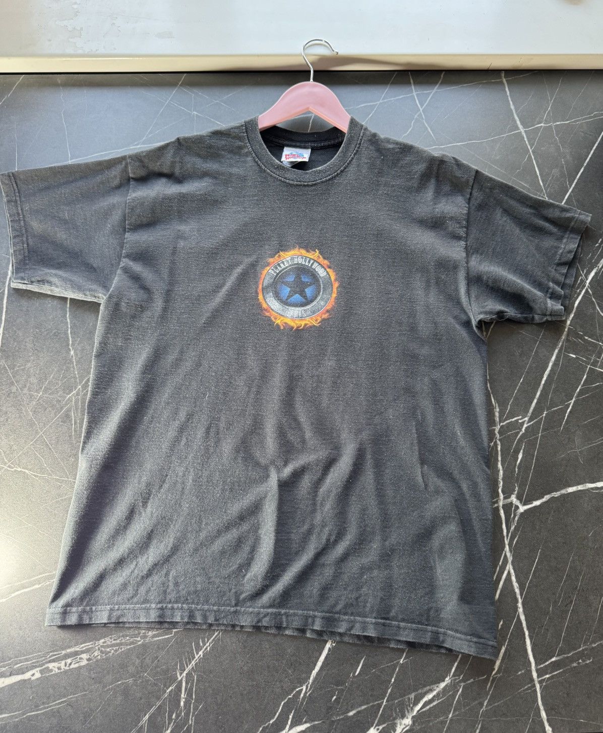 Planet Hollywood VTG 90s Planet Hollywood Biker Printed T Shirt Size US M / EU 48-50 / 2 - 3 Thumbnail