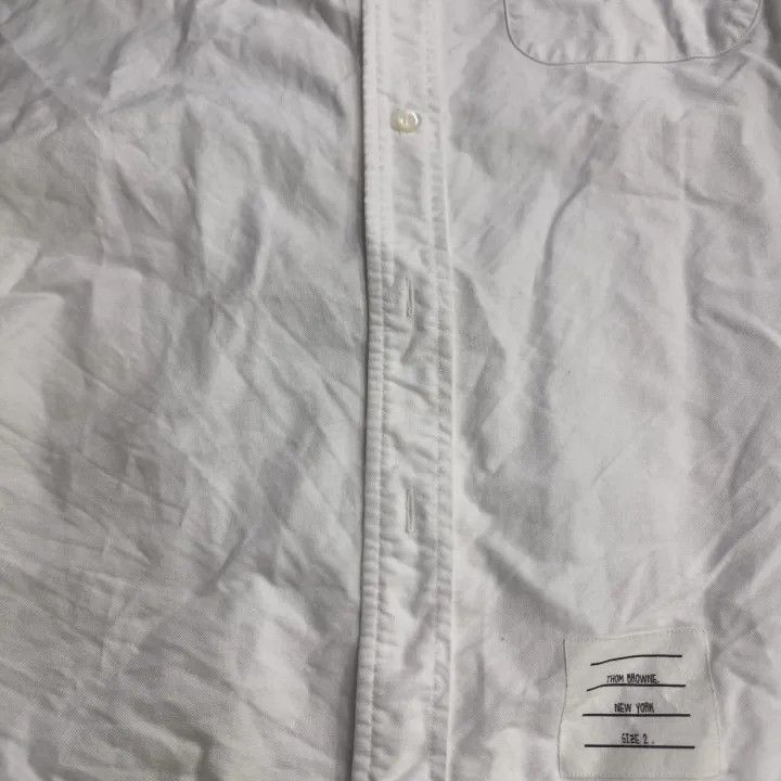 Thom Browne Thom Browne Classic Long Sleeve Oxford Shirt -2507 Size US M / EU 48-50 / 2 - 6 Thumbnail