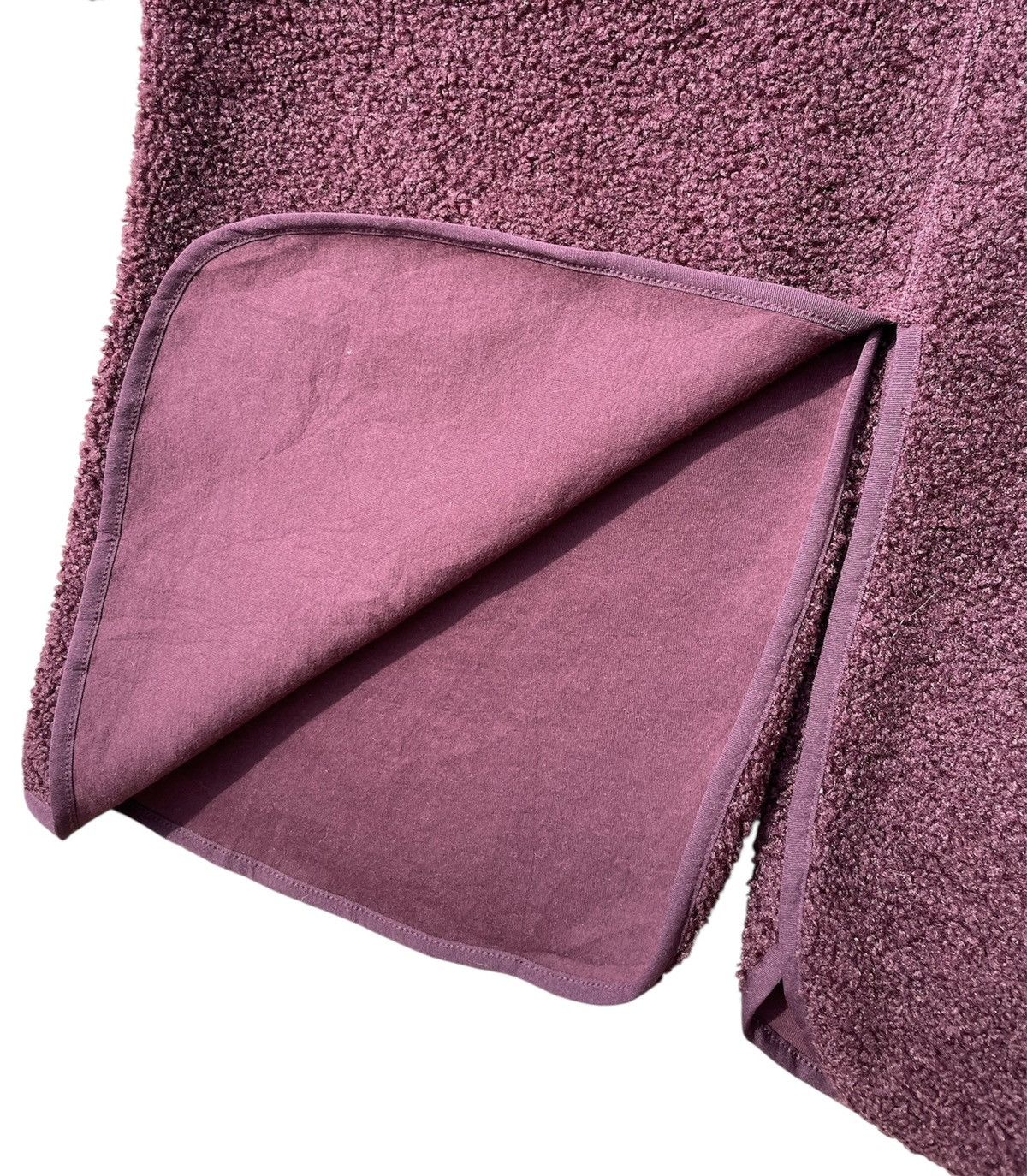 Undercover RARE🔥 Vintage Gu x Undercover Dark Maroon Long Sherpa Jacket Size US XS / EU 42 / 0 - 10 Thumbnail