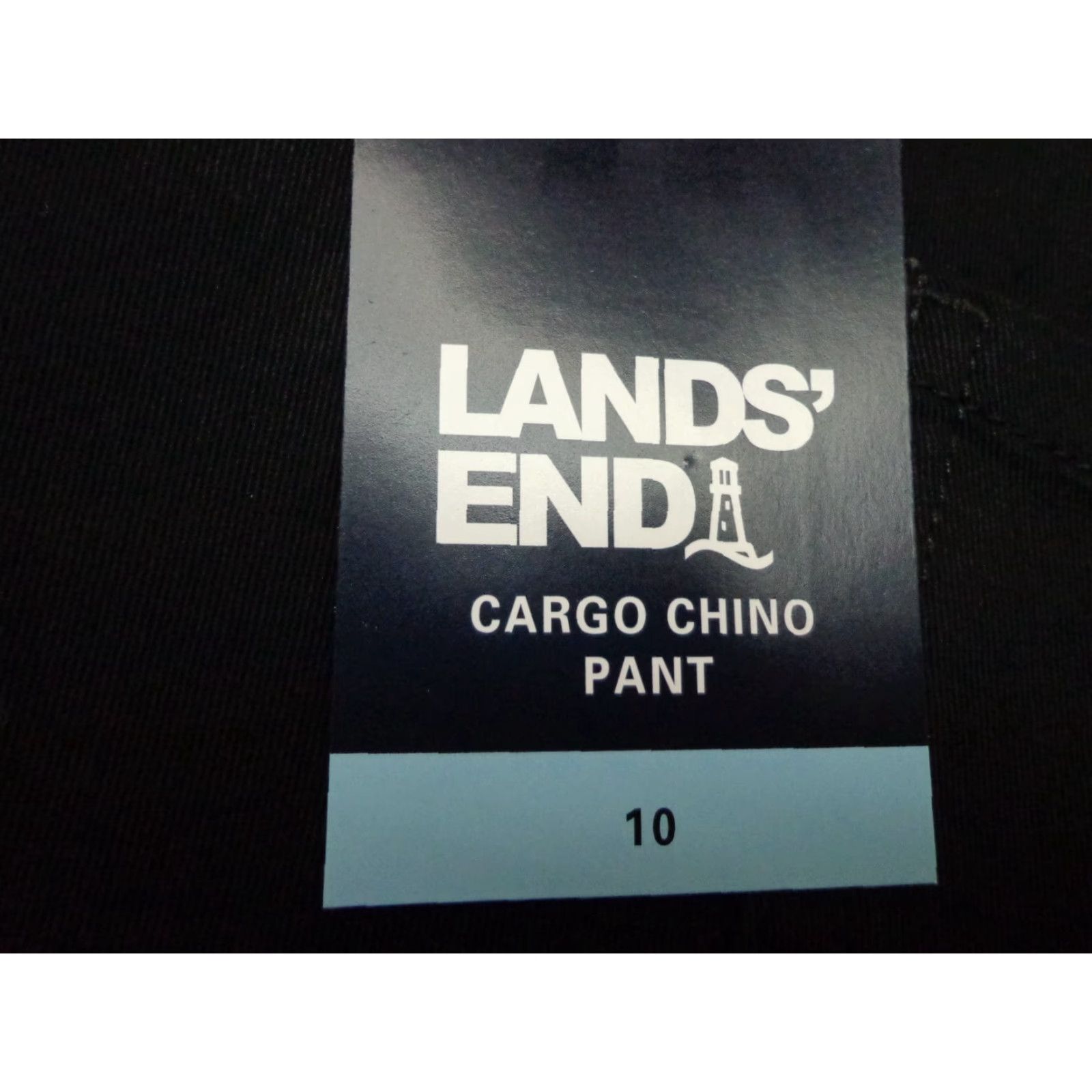 Lands' End Lands' End Women's Cargo Chino Pants Black Size 10 NEW Size 32" / US 10 / IT 46 - 2 Thumbnail