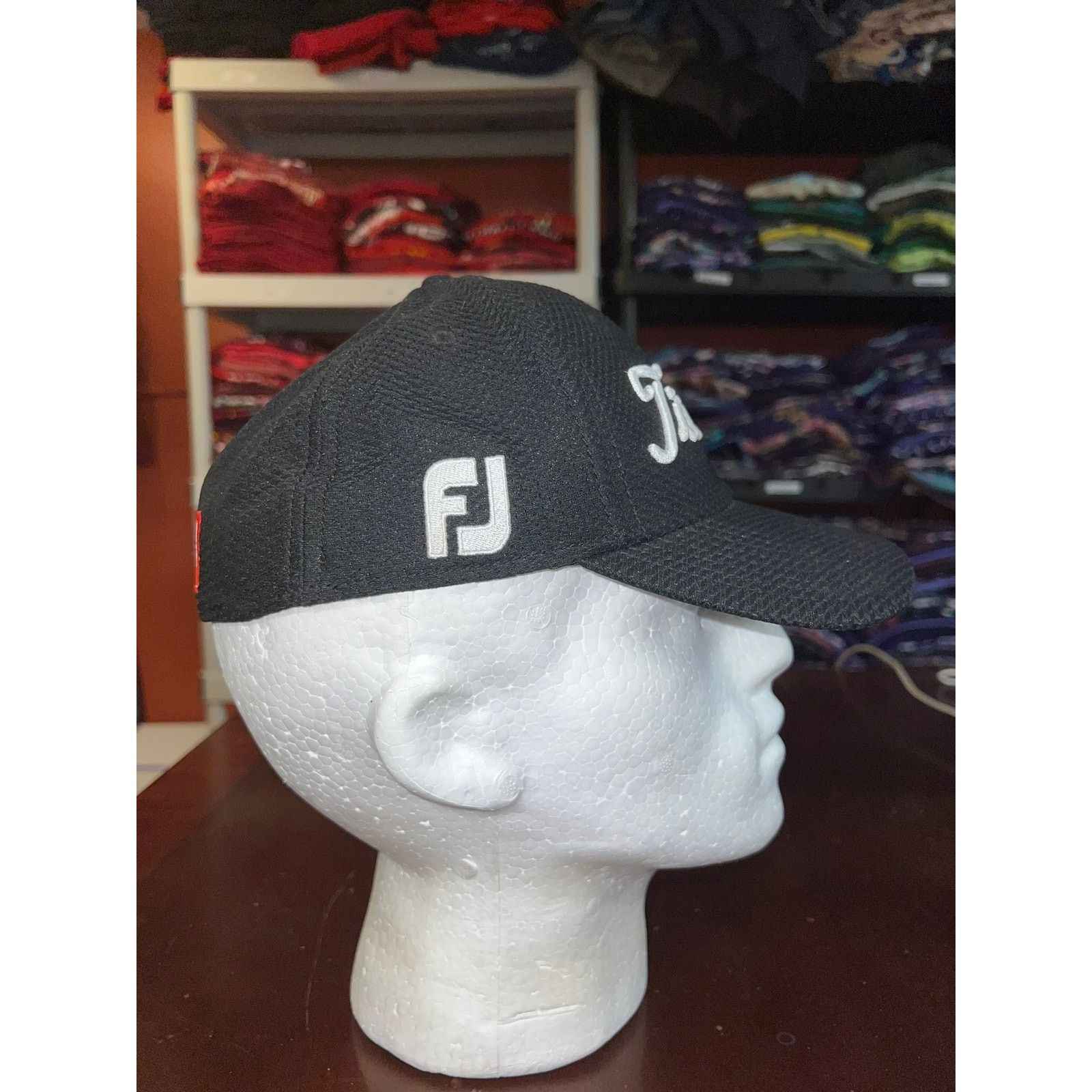Titleist Titleist Hat Golf Golfing Pro V1 FJ Black Flex Cap Headwear Size ONE SIZE - 5 Thumbnail