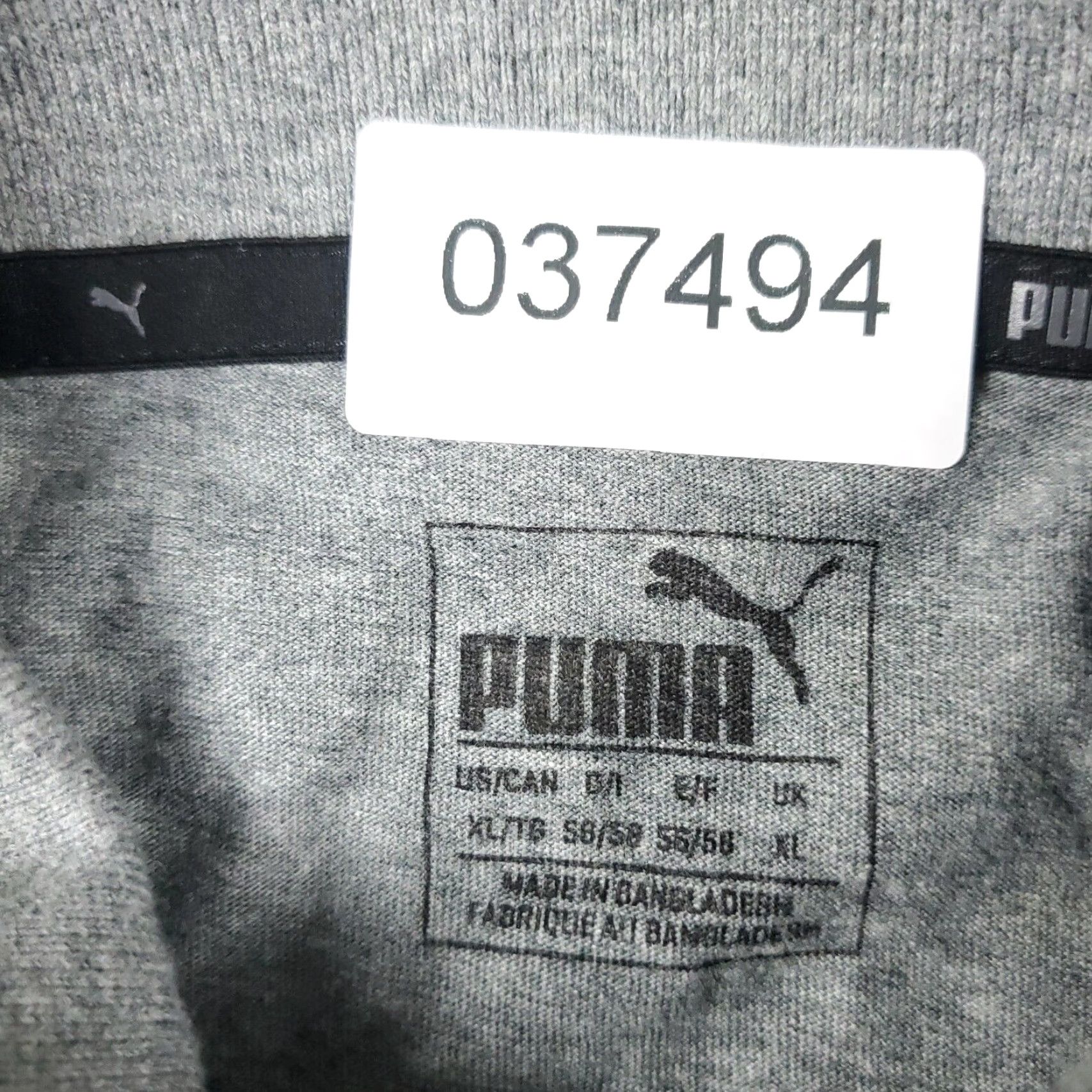 Puma PUMA Golf Polo Shirt Mens XL Gray Cotton Short Sleeve Polo Adult Casual Ready-to-Wear Sportswear Golf Shirt Size US XL / EU 56 / 4 - 7 Thumbnail