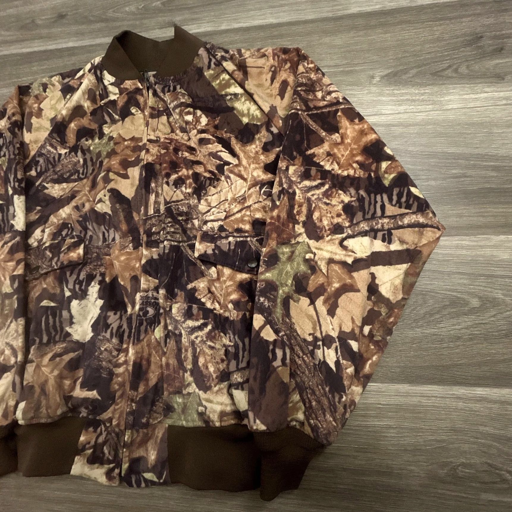 Vintage VINTAGE Galyans Jacket Mens Large Camouflage Camo Hunting Bomber Zip Front 90s Size US L / EU 52-54 / 3 - 4 Thumbnail