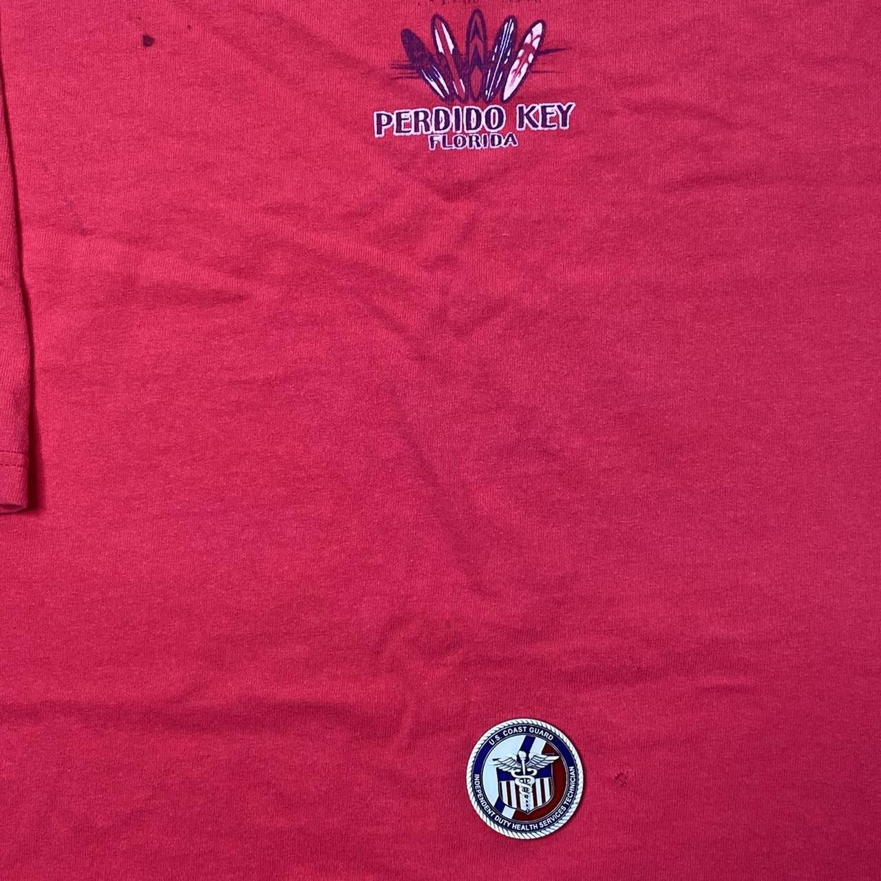 Anvil Vintage Perdido Key, FL Red Surf Tee Size 2XL Size US XXL / EU 58 / 5 - 3 Thumbnail