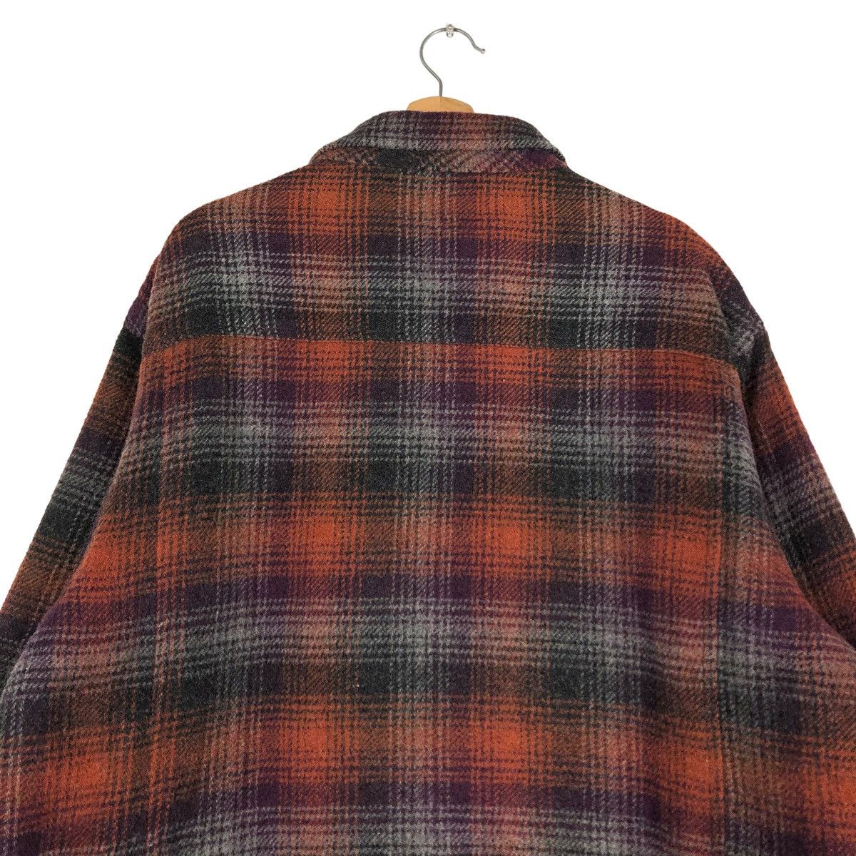 Flannel 🔥VINTAGE WOOL FLANNEL JACKET ZIPPER BE-HOT ISSEY MIYAKE Size US L / EU 52-54 / 3 - 9 Thumbnail