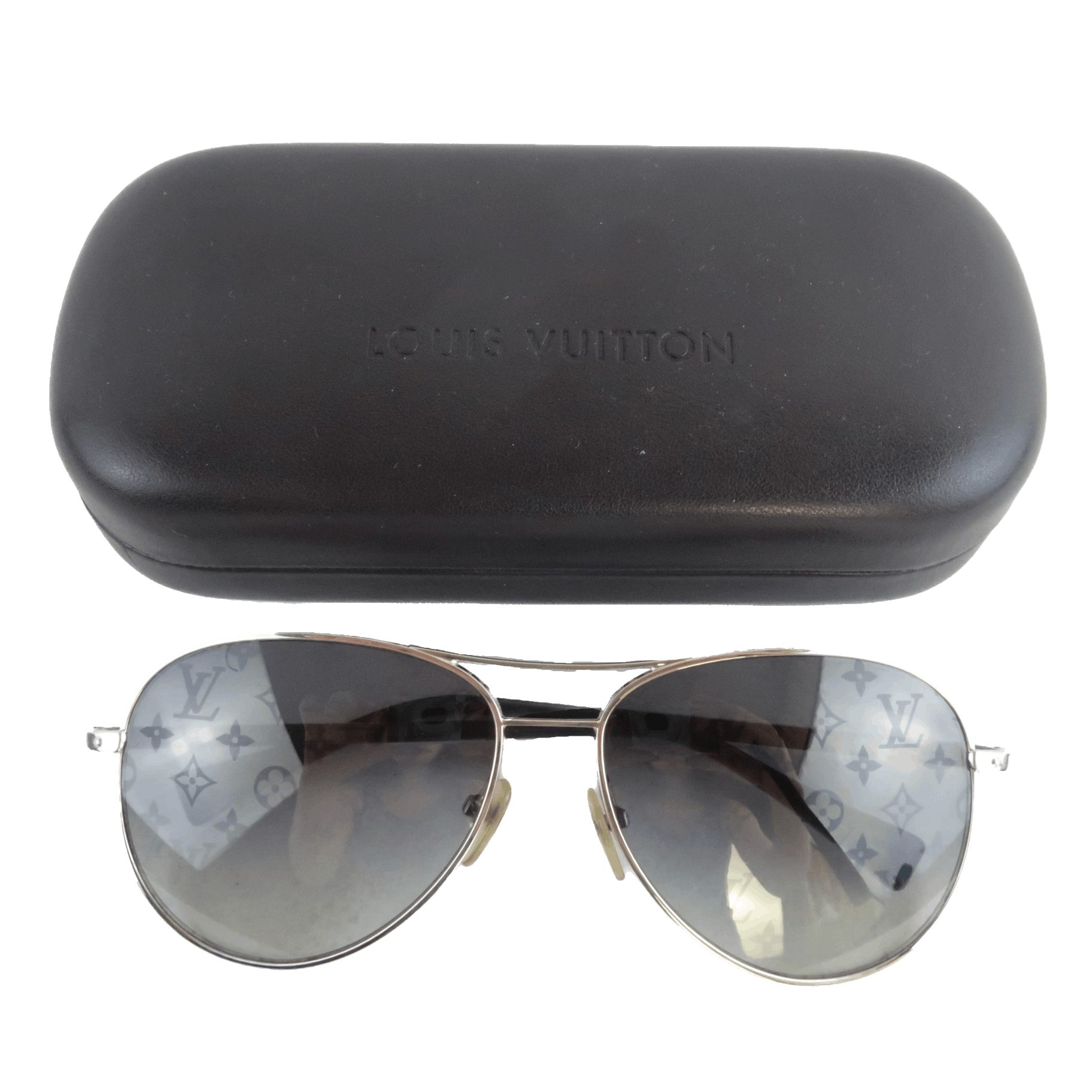 Louis Vuitton Louis Vuitton Silvertone Monogram Conspiration Pilote Size ONE SIZE - 1 Thumbnail