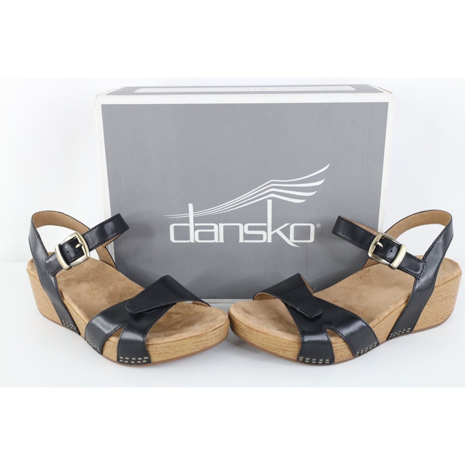 Dansko New Dansko Laurie Burnished Calf Leather Platform Sandals Size US 9 / IT 39 - 1 Thumbnail