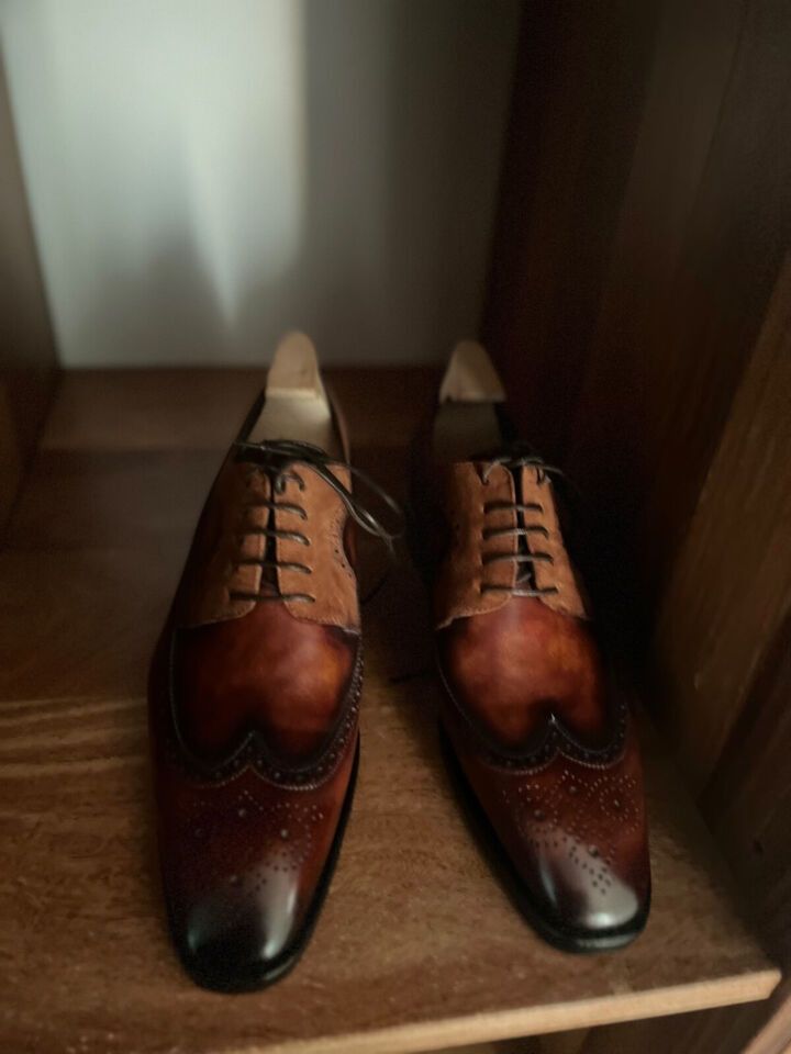 Enzo Bonafe Maison Koly Opulence Prestige oxfords suede patina Size US 11.5 / EU 44-45 - 5 Thumbnail